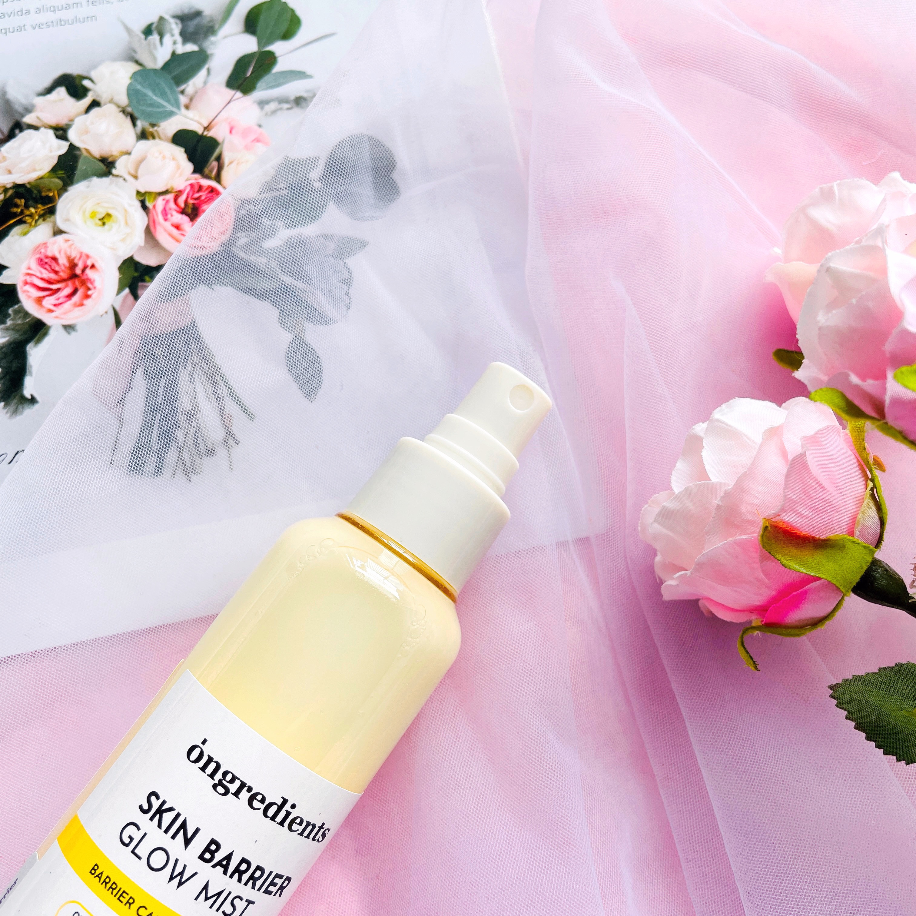 オングリディエンツ スキンバリアグローミスト/Ongredients/ミスト状化粧水を使ったクチコミ（2枚目）