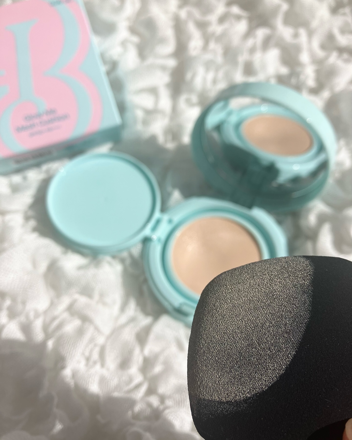 Glow me mesh cushion /Likebel/クッションファンデーションを使ったクチコミ（3枚目）