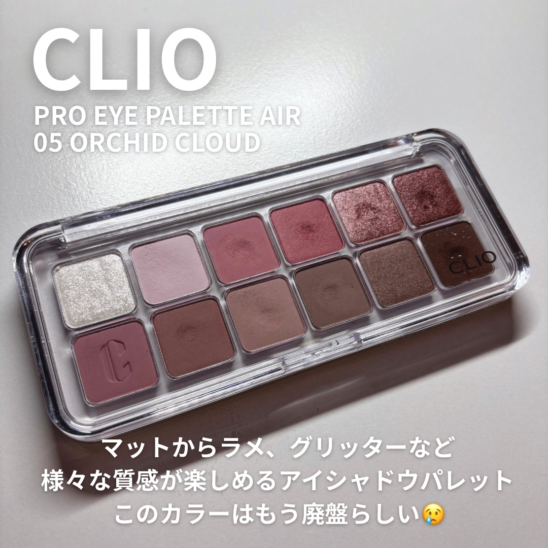 プロ アイ パレット エアー/CLIO/アイシャドウパレットを使ったクチコミ（2枚目）