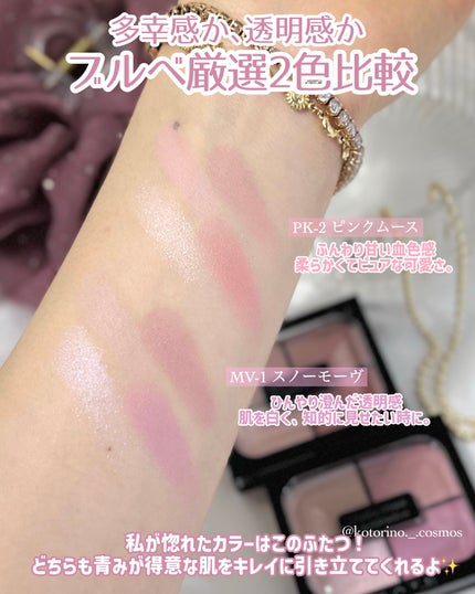 バウンシーチークシャドウ/KATE/マルチパレットを使ったクチコミ(4枚目)