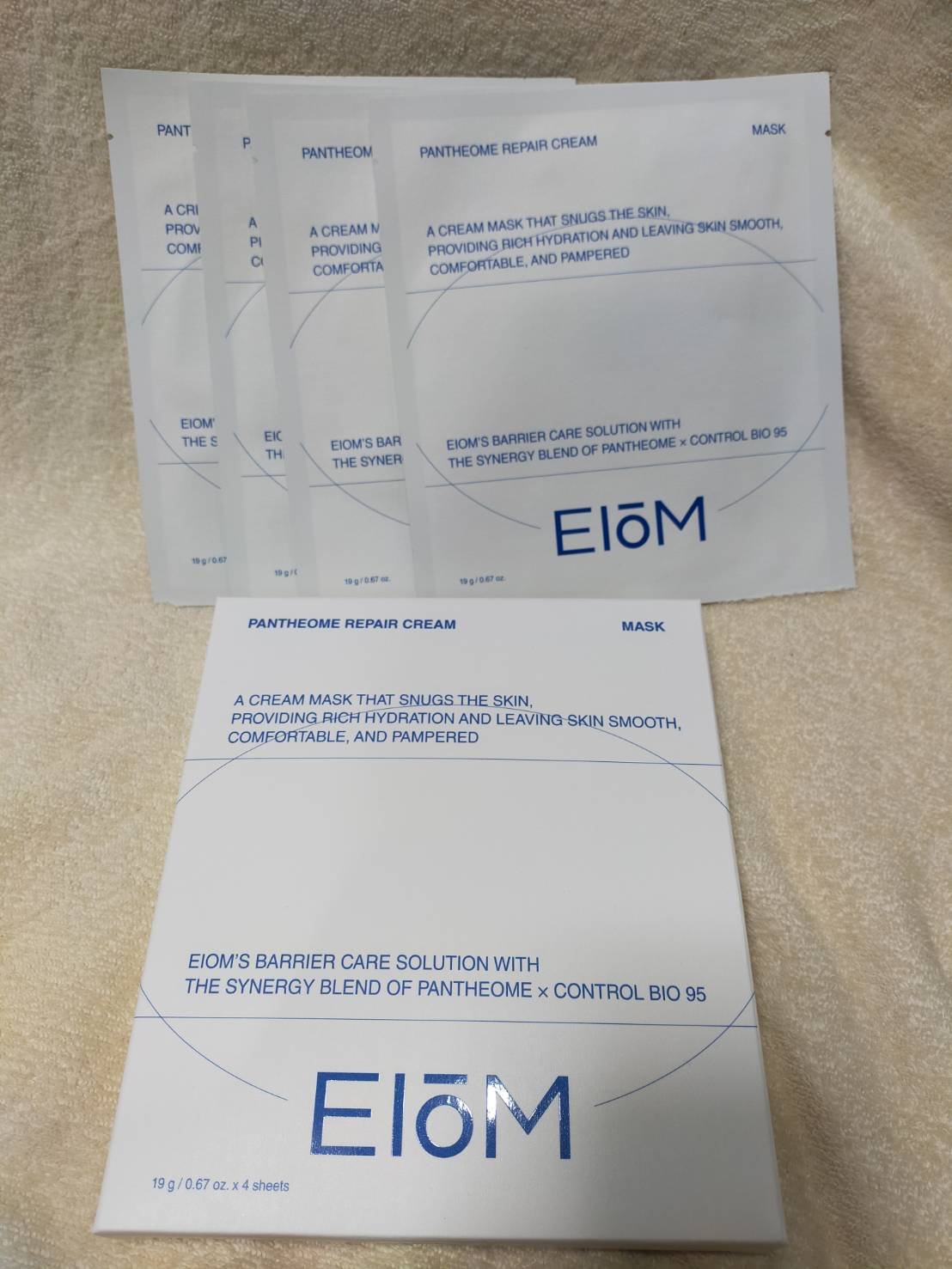 パンテオーム リペア クリーム シートマスク/EIOM/シートマスク・パックを使ったクチコミ（2枚目）