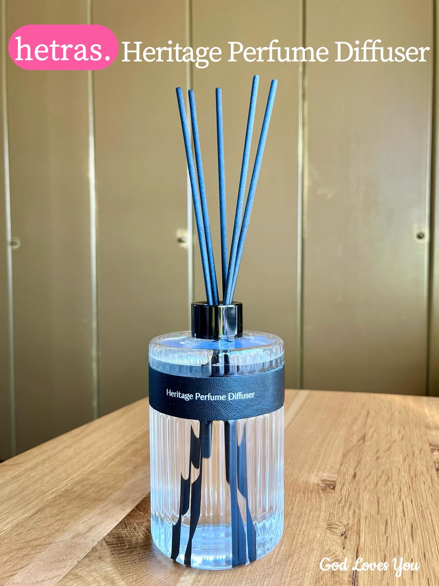 ヘリテージディフューザー/hetras/ルームフレグランスを使ったクチコミ（1枚目）