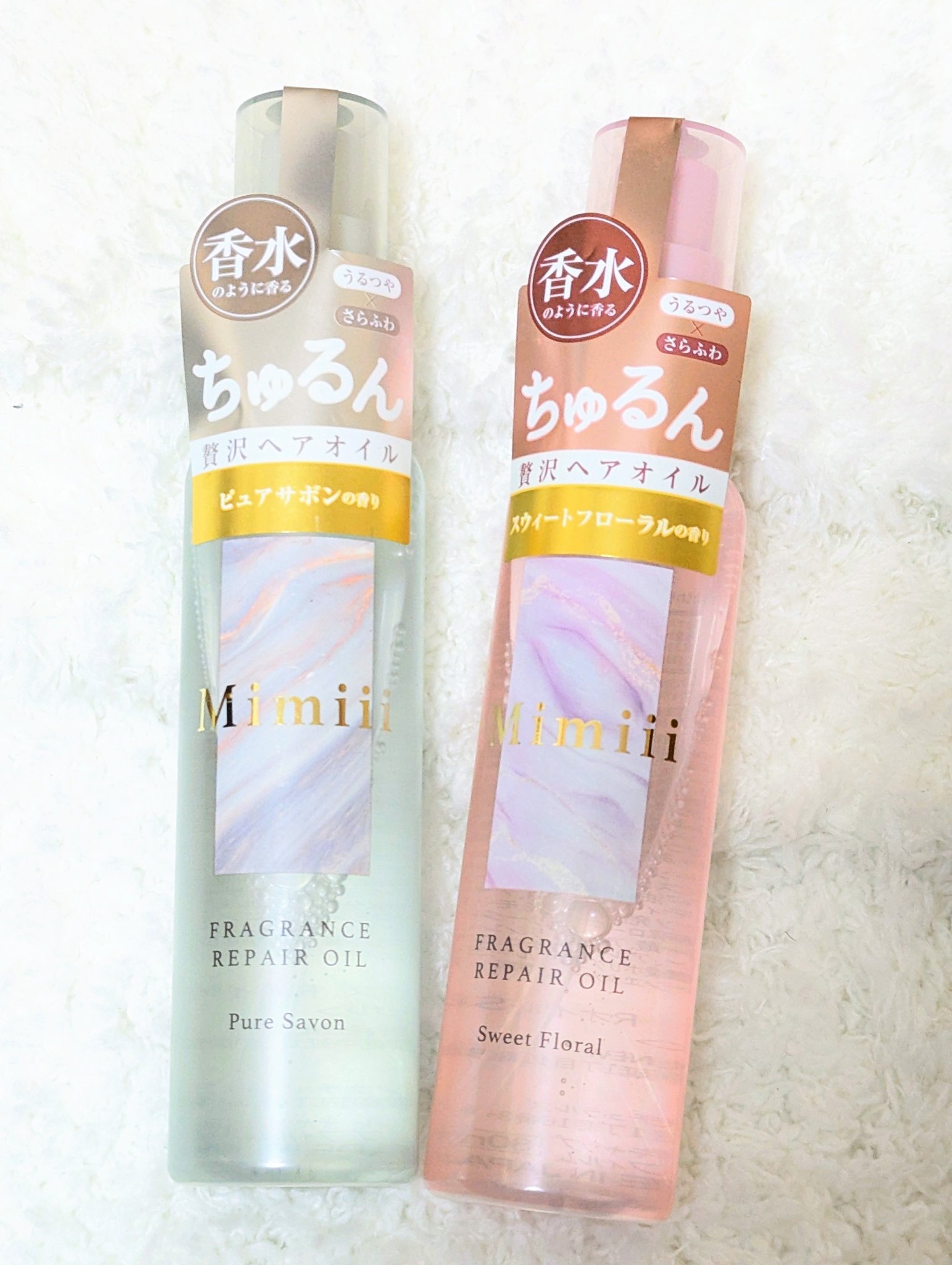 Mimiii フレグランスリペアオイル スウィートフローラル/Cue's/ヘアオイルを使ったクチコミ（1枚目）