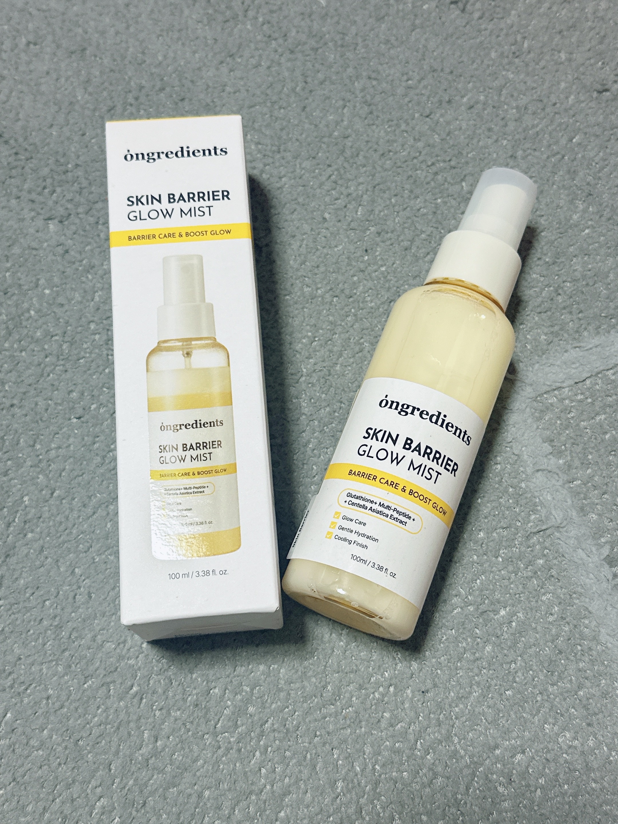 オングリディエンツ スキンバリアグローミスト/Ongredients/ミスト状化粧水を使ったクチコミ（1枚目）