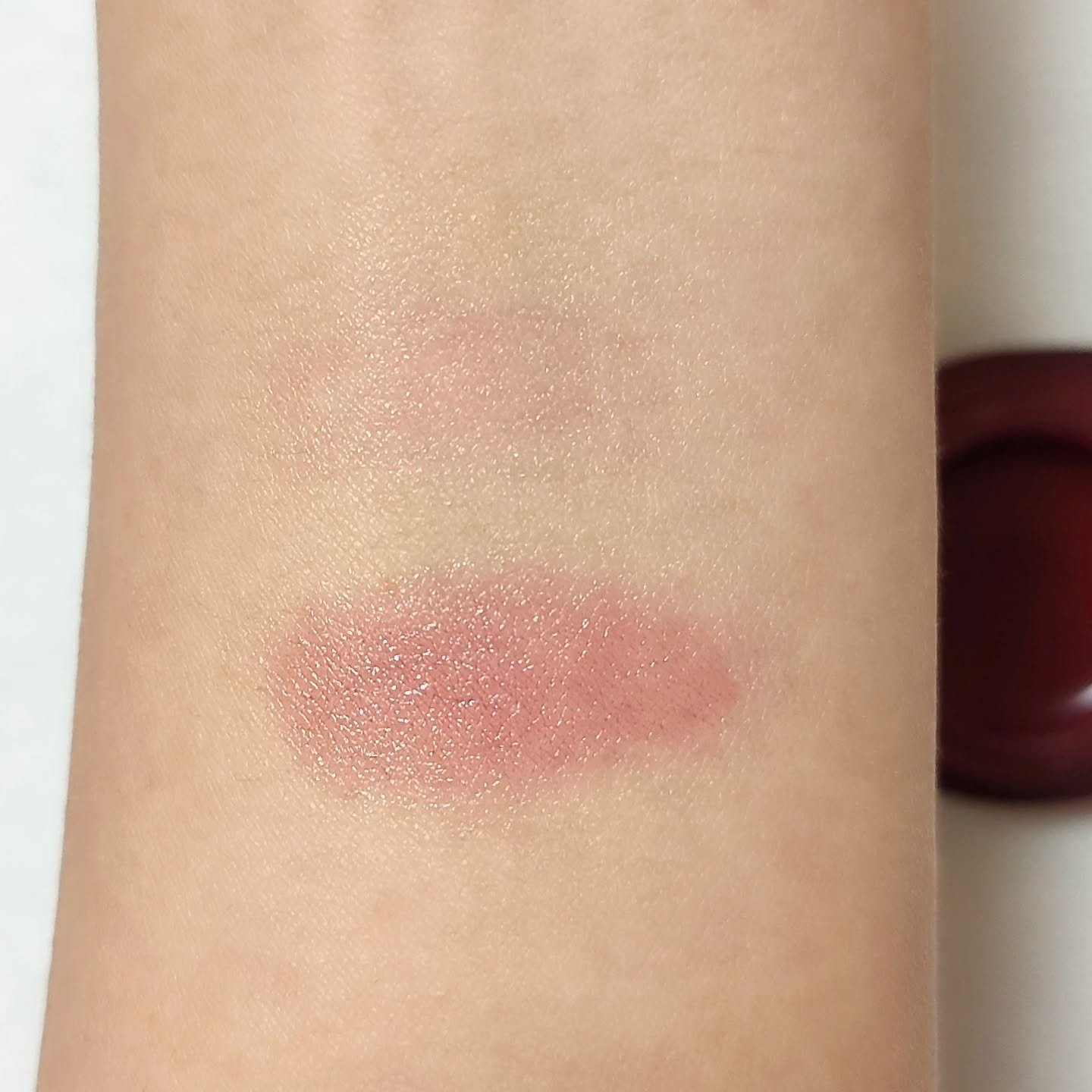 バーミーパフポットリップアンドチーク/%Recipe/ジェル・クリームチークを使ったクチコミ（3枚目）