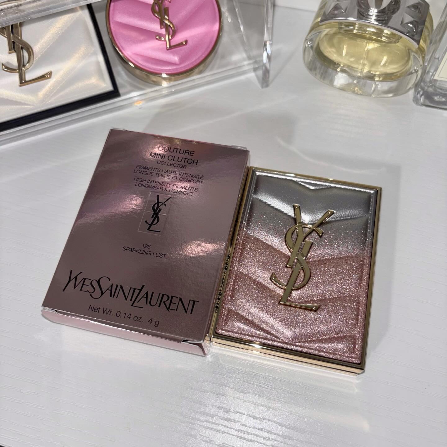 クチュール ミニ クラッチ/YVES SAINT LAURENT BEAUTE/アイシャドウパレットを使ったクチコミ（2枚目）