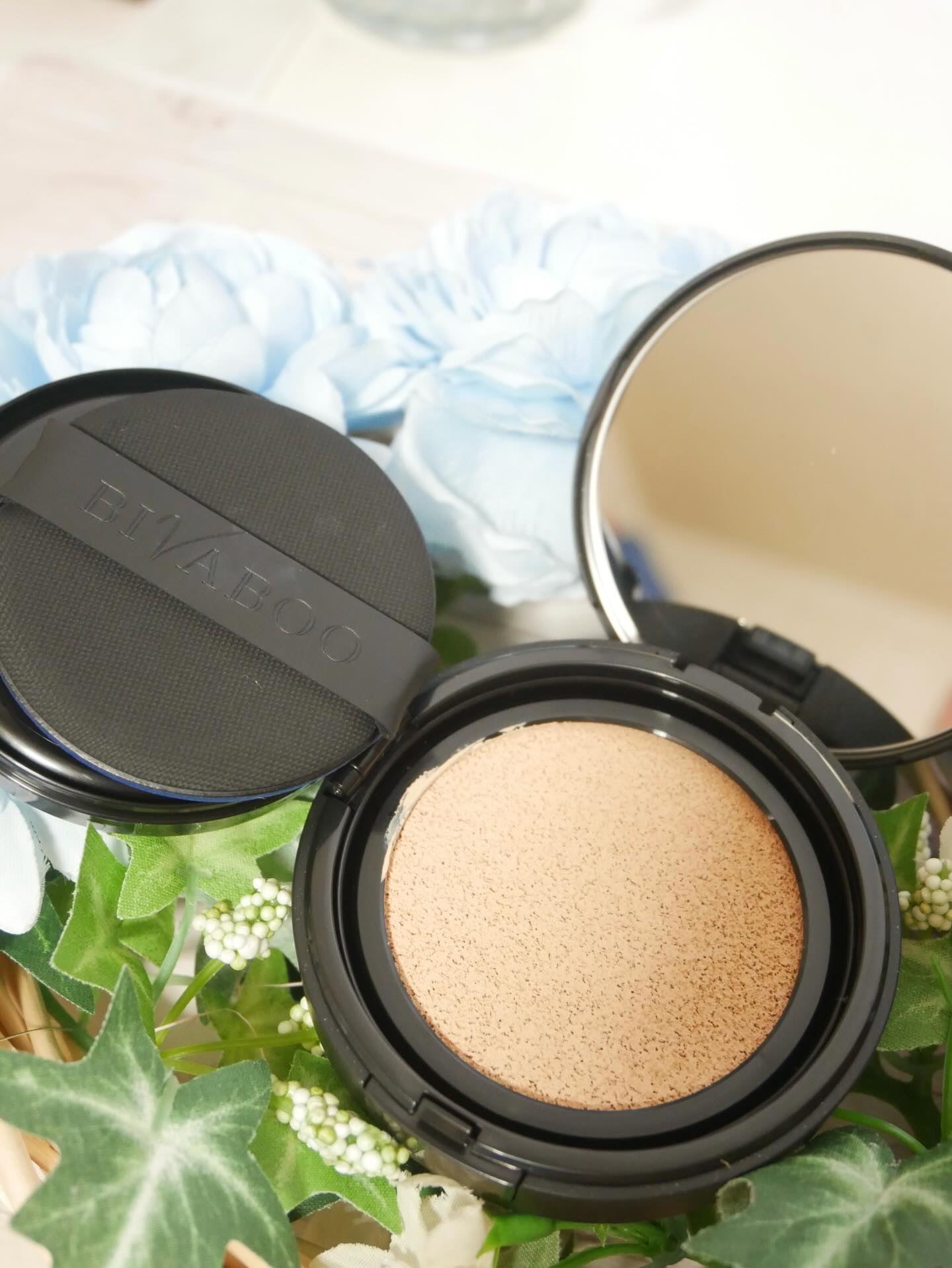 ベルベットジュエルクッション/BIVABOO/クッションファンデーションを使ったクチコミ（2枚目）