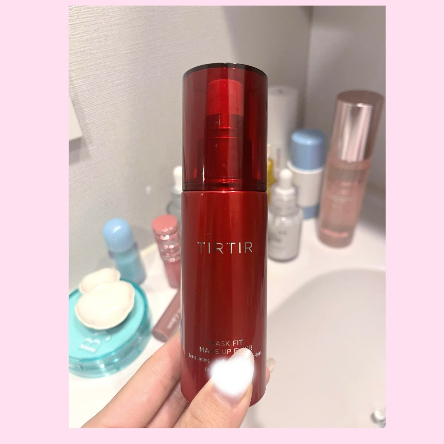マスクフィット メイクアップフィクサー/TIRTIR(ティルティル)/フィックスミストを使ったクチコミ(1枚目)