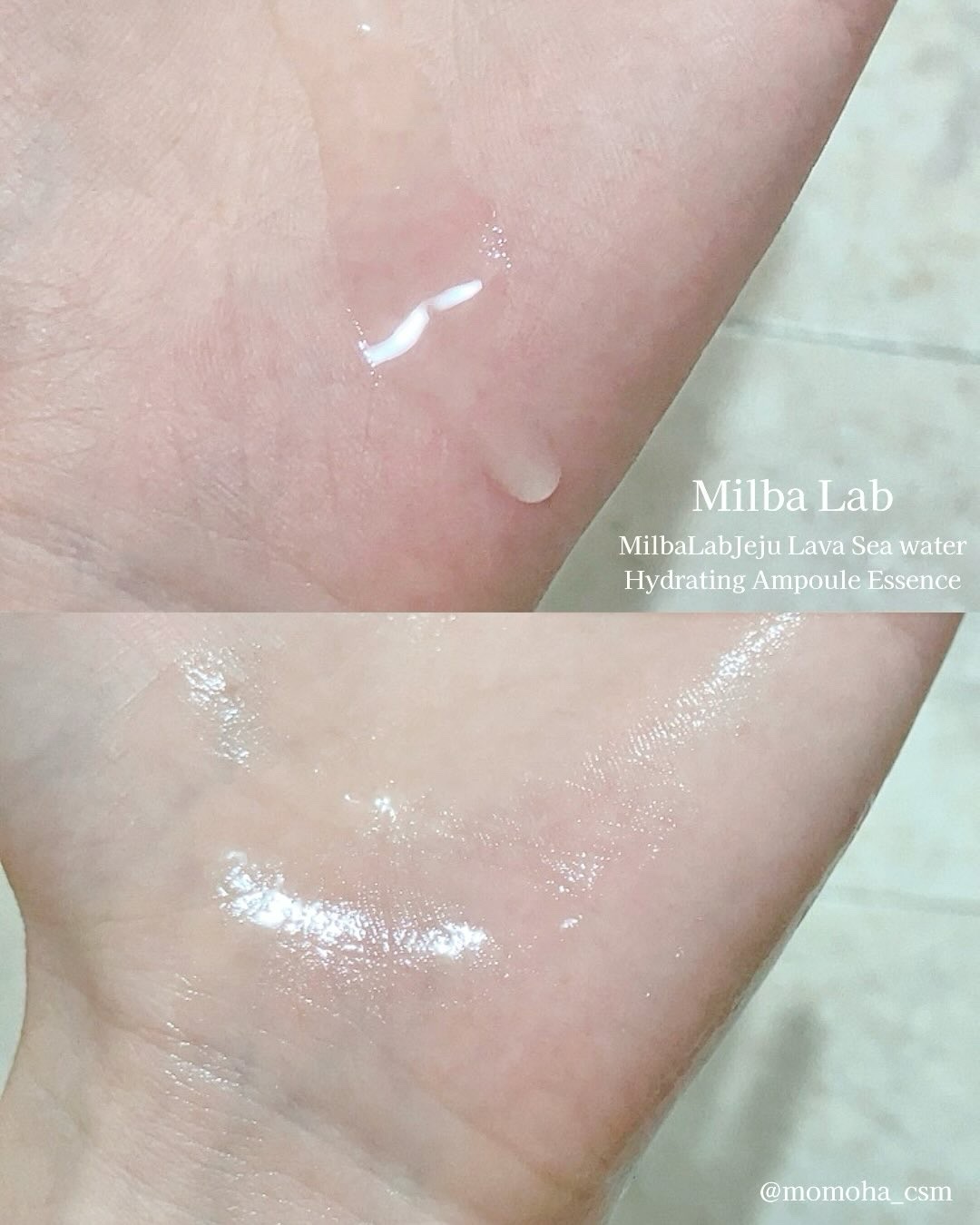 ラバ・シーウォーター水分密着アンプルエッセンス/Milba Lab/美容液を使ったクチコミ（3枚目）