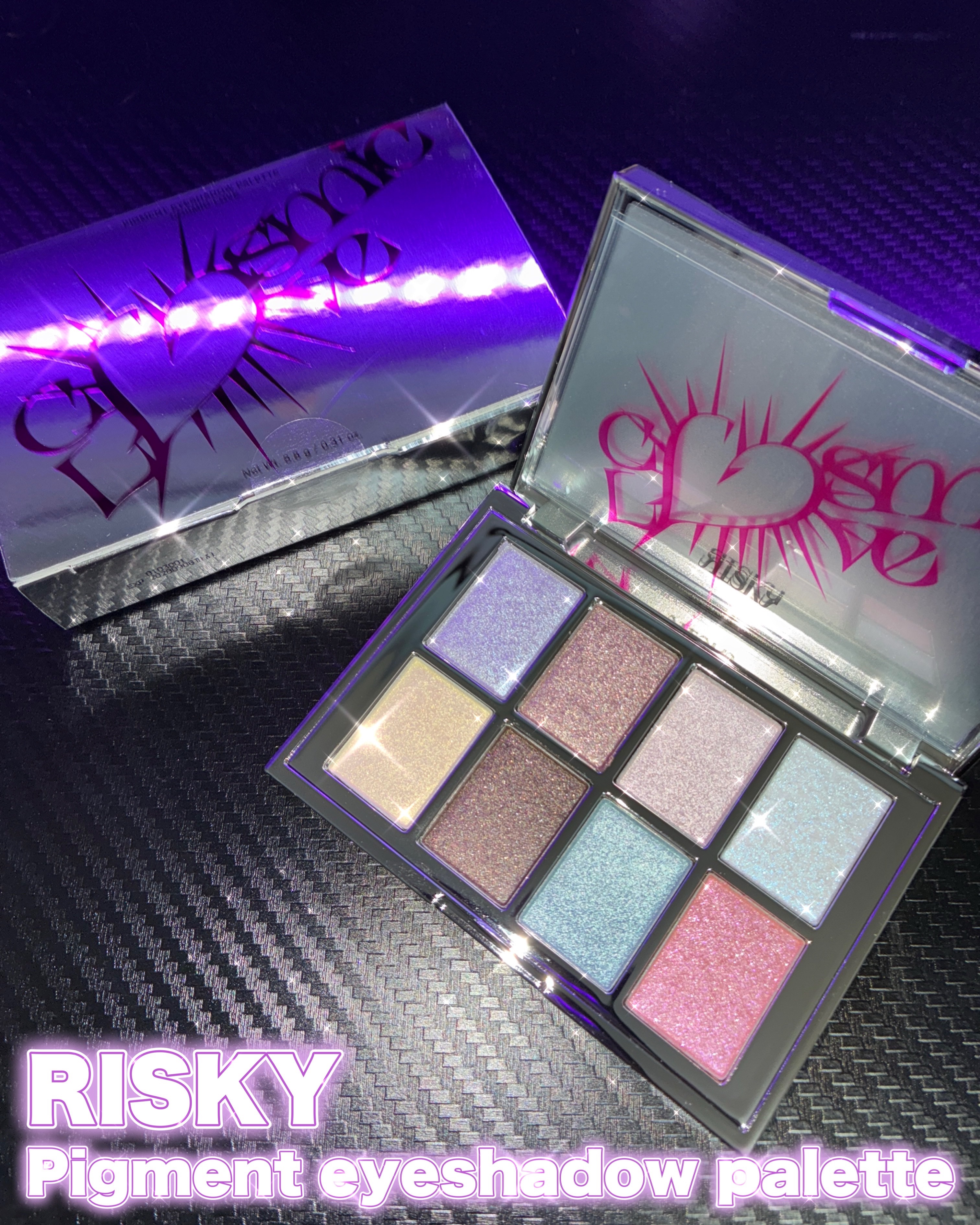 PIGMENT EYESHADOW PALETTE /RISKY /アイシャドウパレットを使ったクチコミ（1枚目）