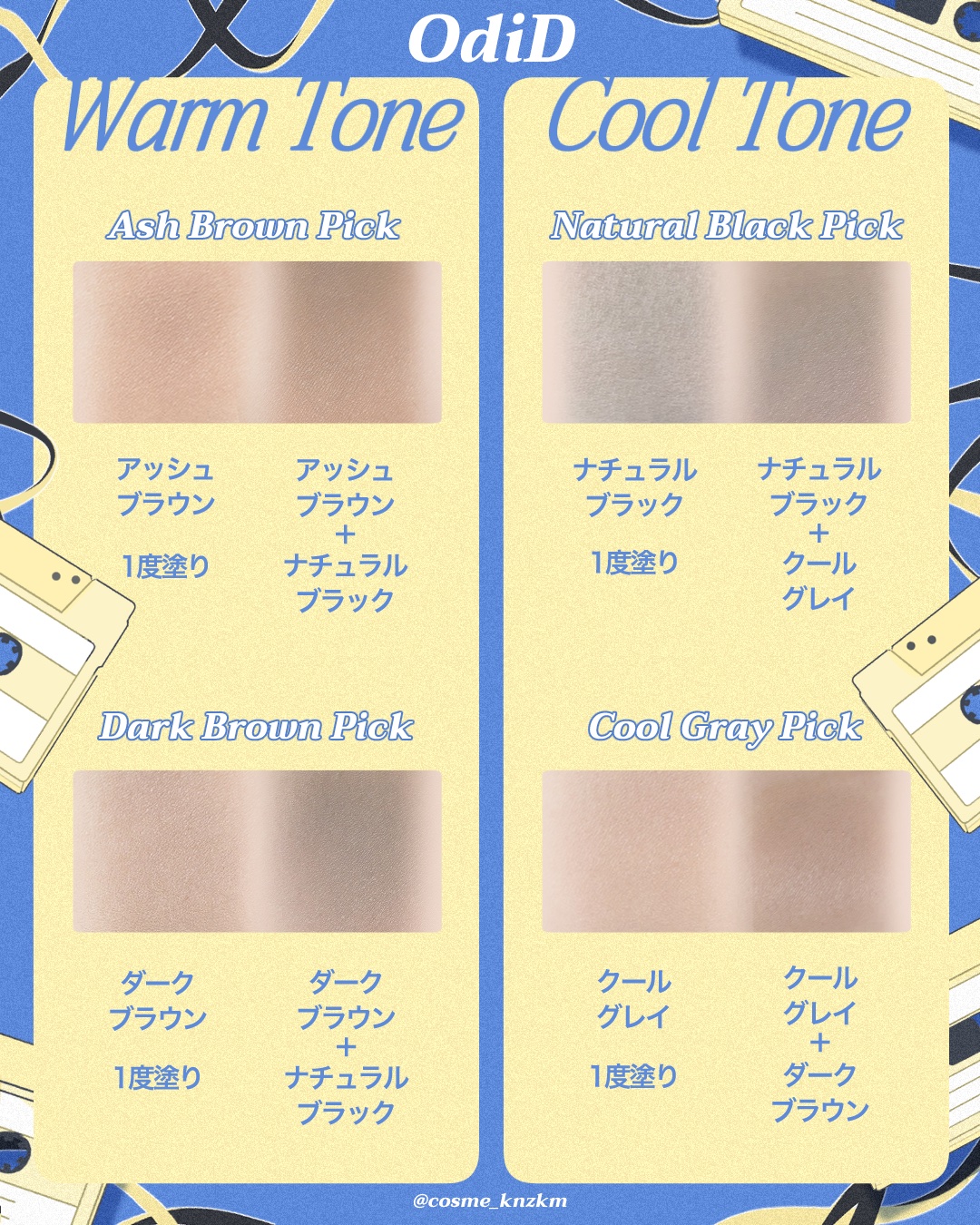  ヘアコンシーラーパレット&アーティスト デュアルブラシ/odiD/その他スタイリングを使ったクチコミ（3枚目）