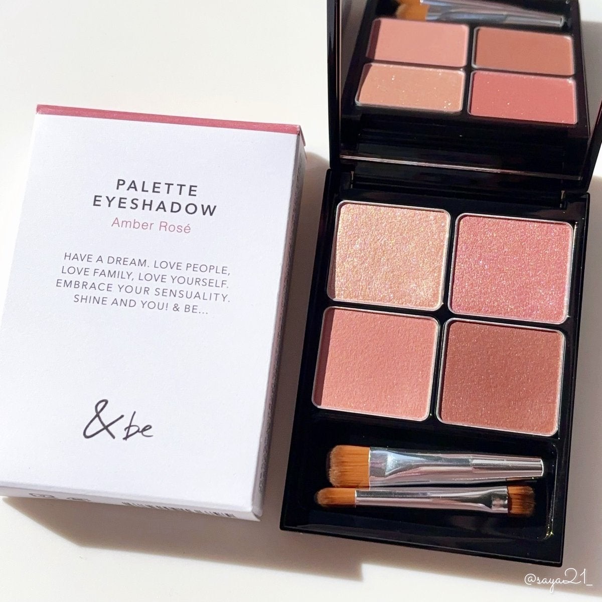 &be パレットアイシャドウ/＆be/アイシャドウパレットを使ったクチコミ（1枚目）