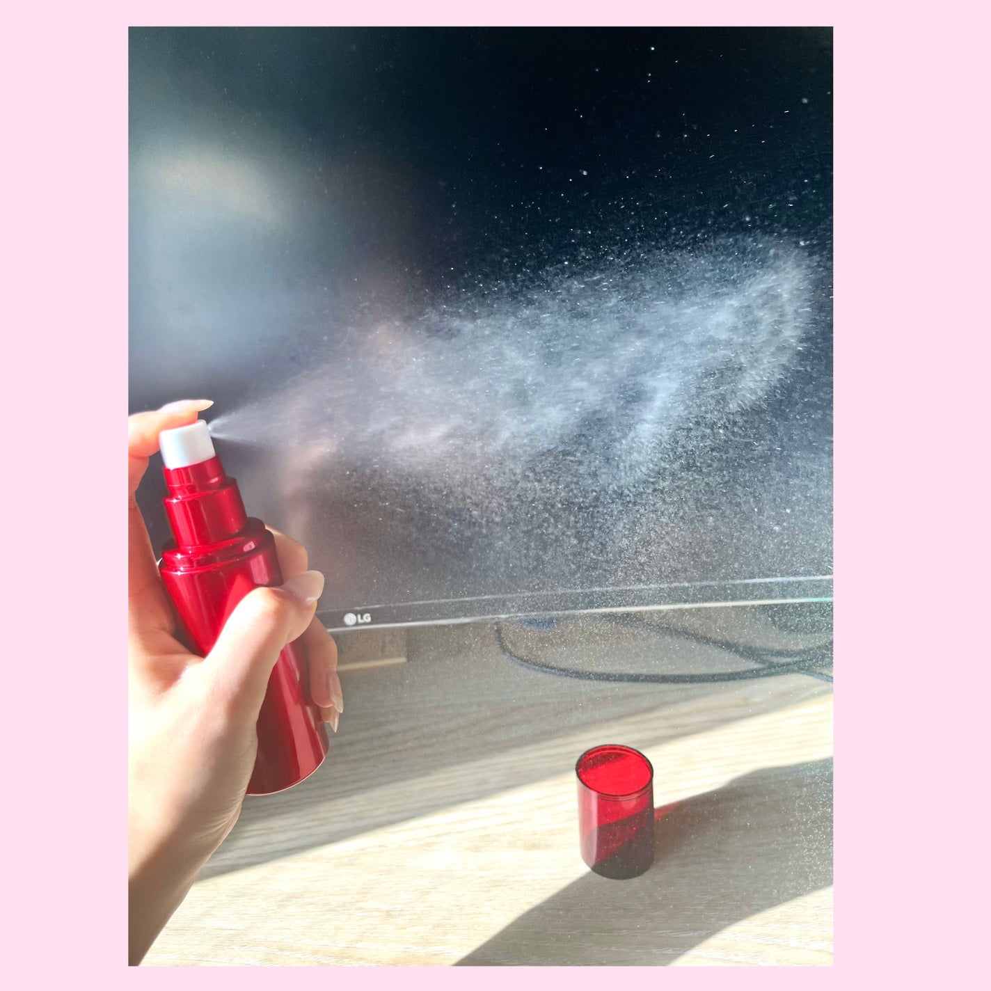 マスクフィット メイクアップフィクサー/TIRTIR(ティルティル)/フィックスミストを使ったクチコミ(2枚目)