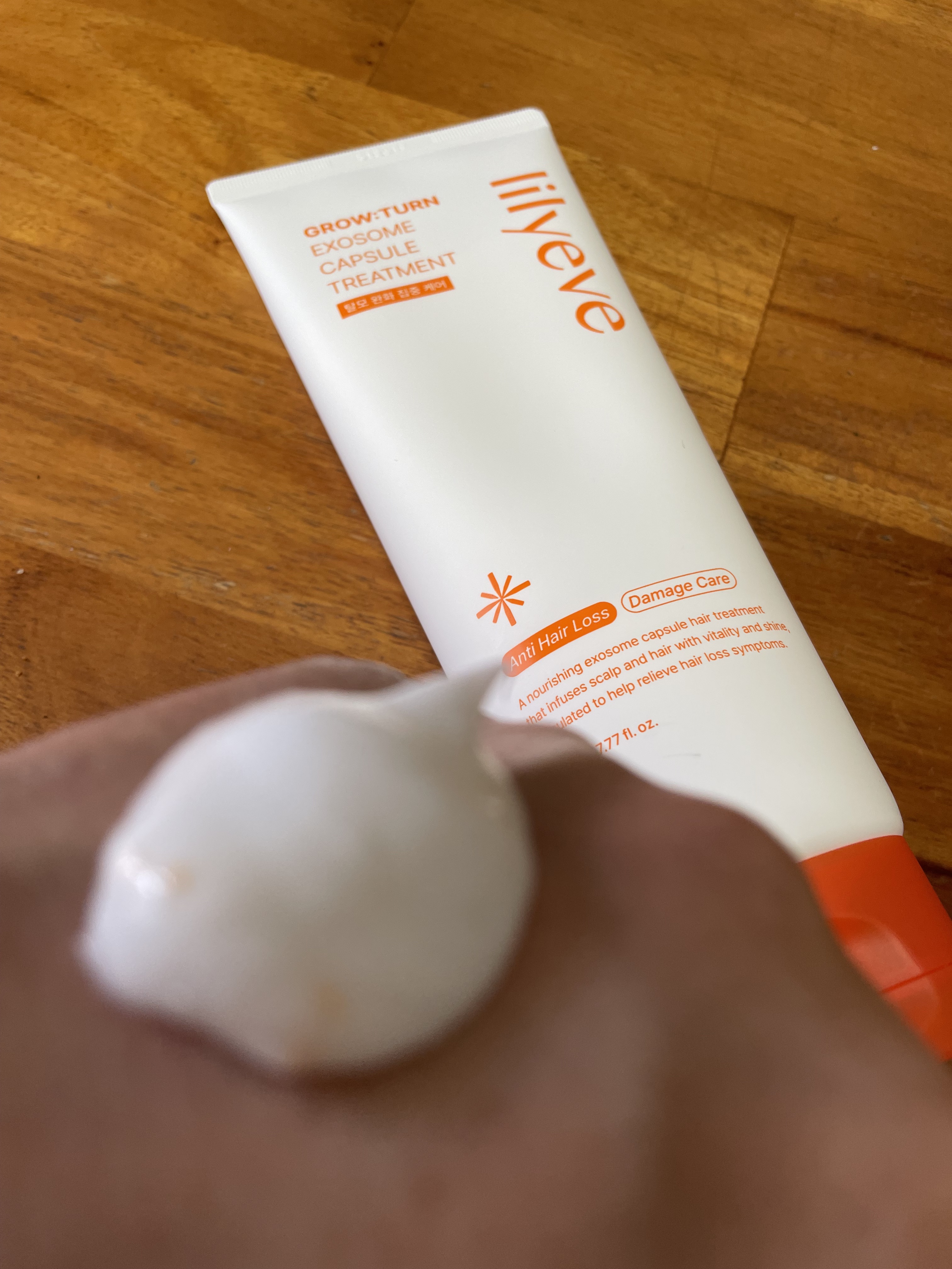 グローターン エクソソーム カプセル トリートメン/リリーイブ/洗い流すヘアトリートメントを使ったクチコミ（2枚目）