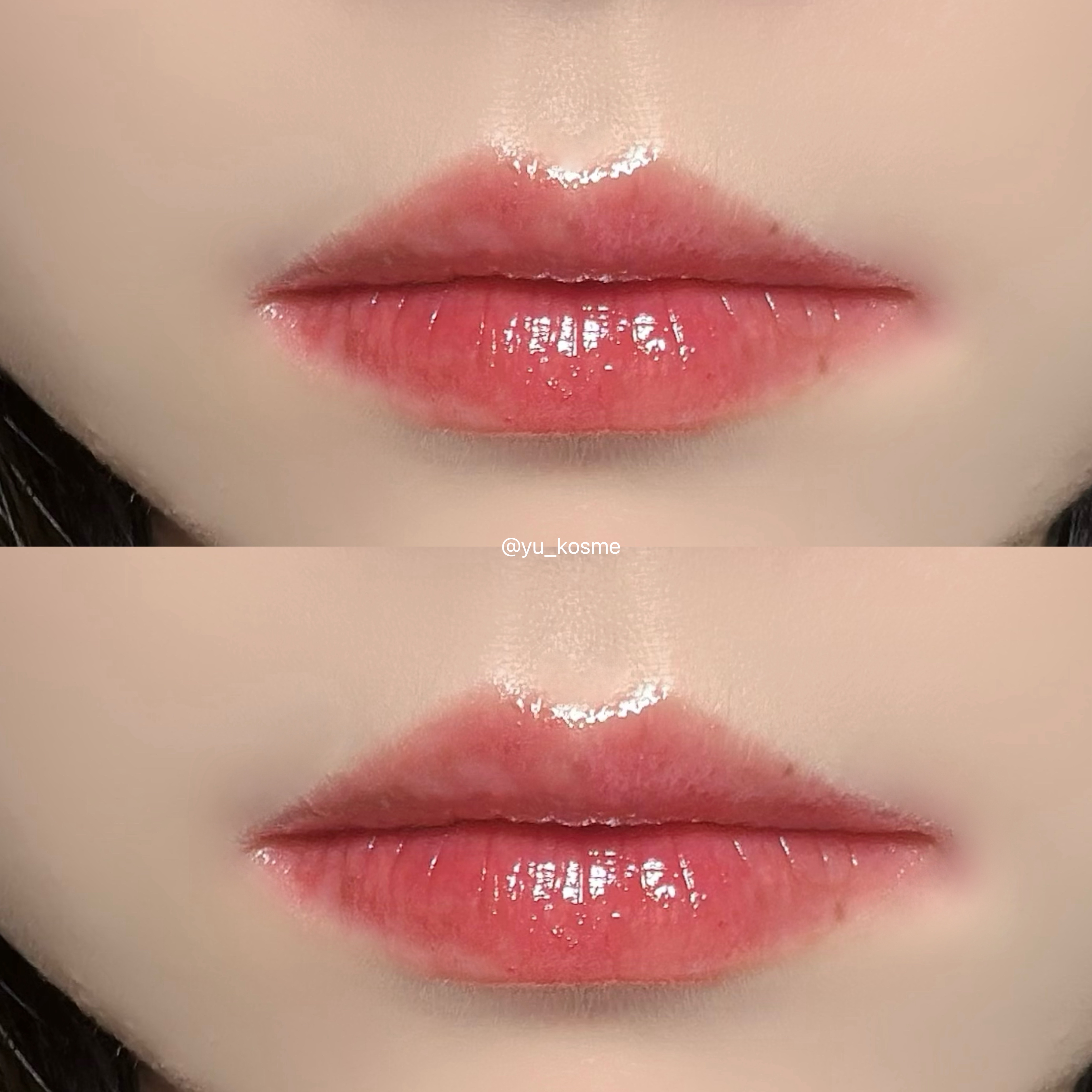 センシュアル ティンティッドシャイン リップセラム/HERA/リップティントを使ったクチコミ（3枚目）