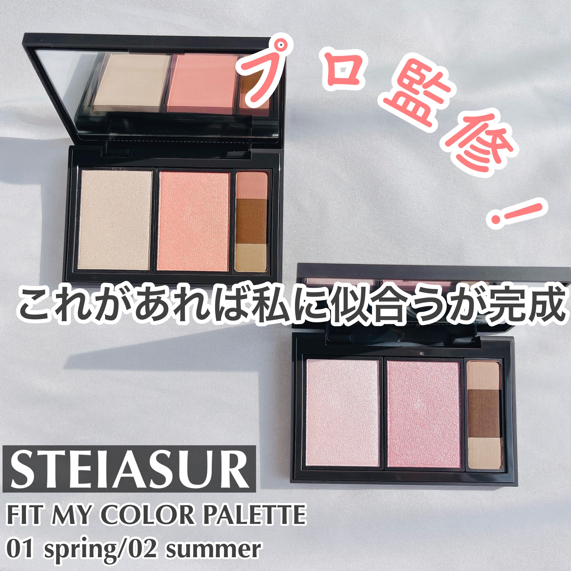 フィット my カラーパレット/STEIASUR（ステイアシュール）/マルチパレットを使ったクチコミ（1枚目）