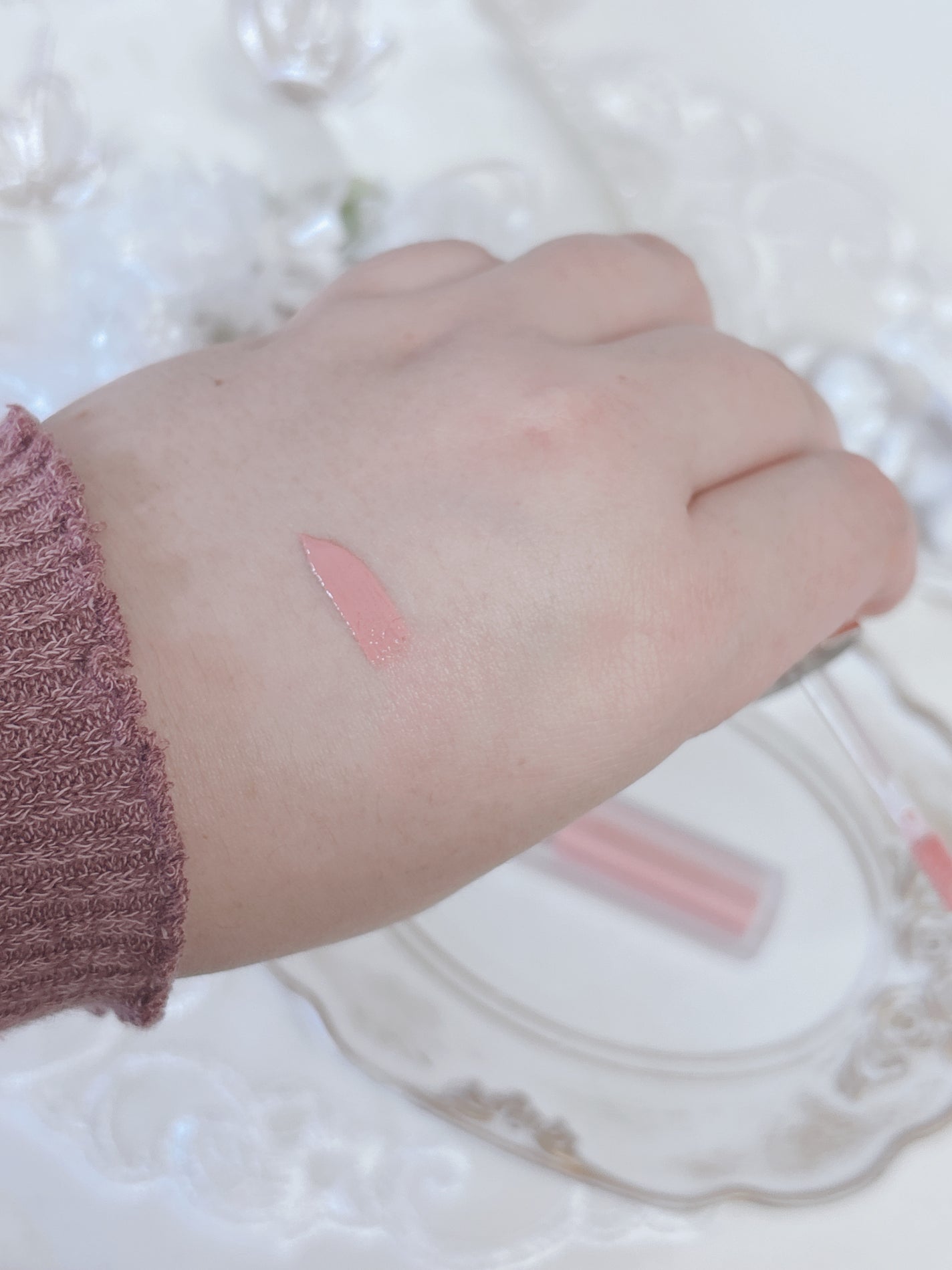 ペタルドロップリキッドブラッシャー/DEAR DAHLIA/リキッドチークを使ったクチコミ(2枚目)