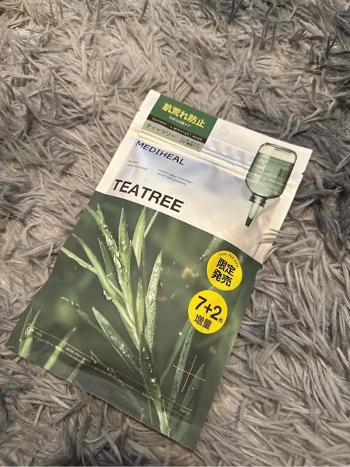 ティーツリー エッセンシャルマスクカーミングモイスチャー/MEDIHEAL/シートマスク・パックを使ったクチコミ（1枚目）