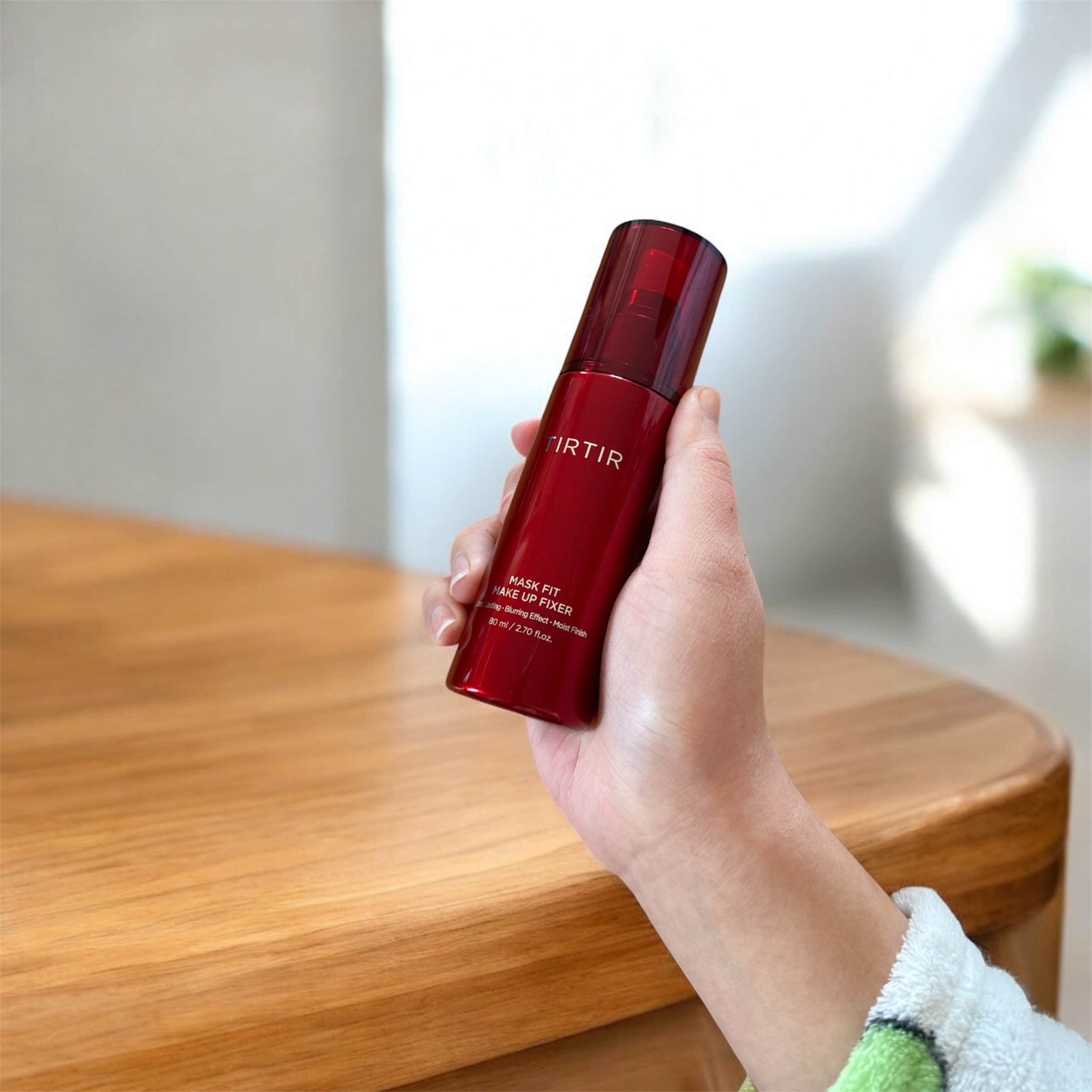 マスクフィット メイクアップフィクサー/TIRTIR(ティルティル)/フィックスミストを使ったクチコミ（2枚目）