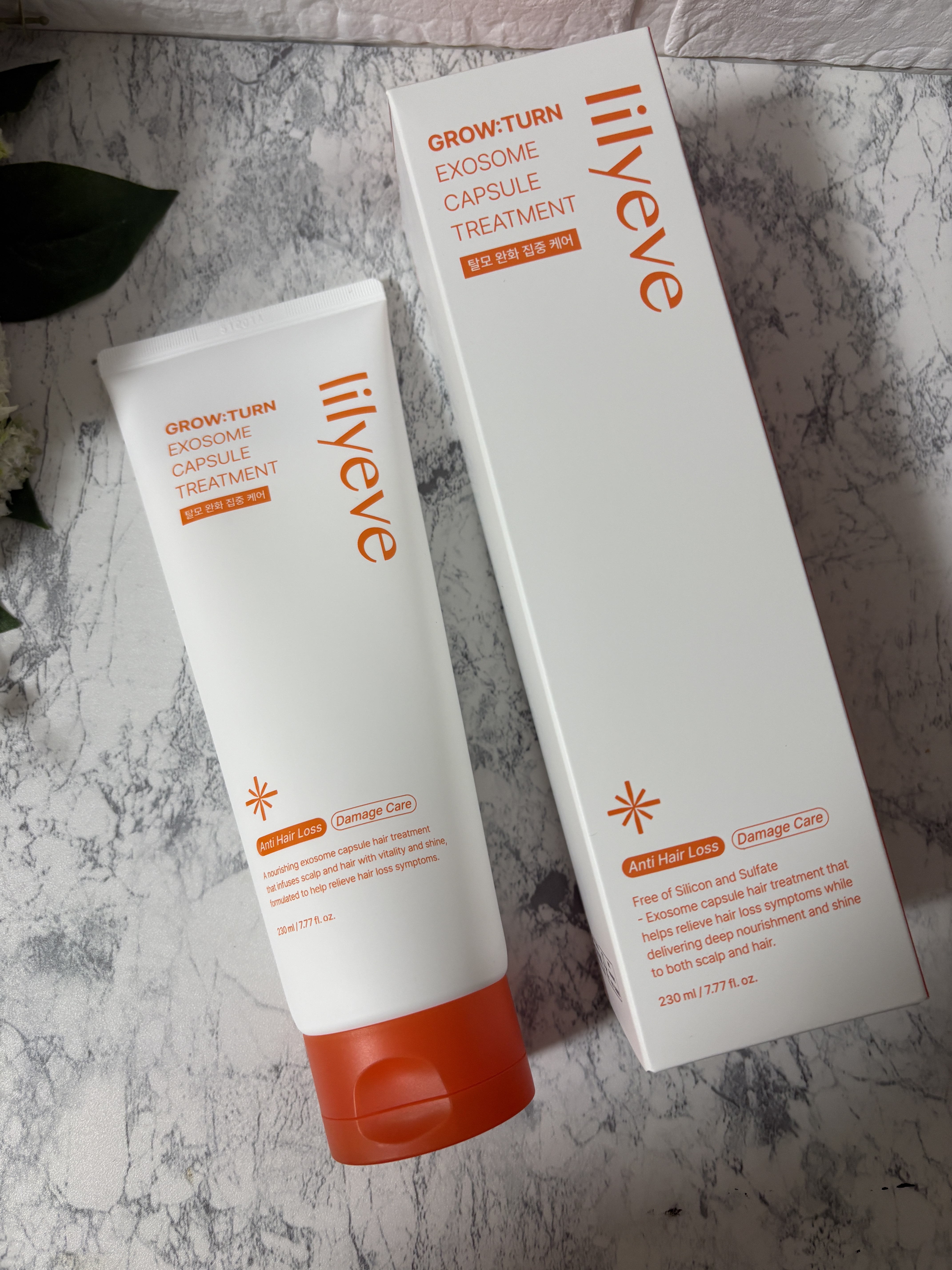 グローターン エクソソーム カプセル トリートメン/リリーイブ/洗い流すヘアトリートメントを使ったクチコミ（1枚目）