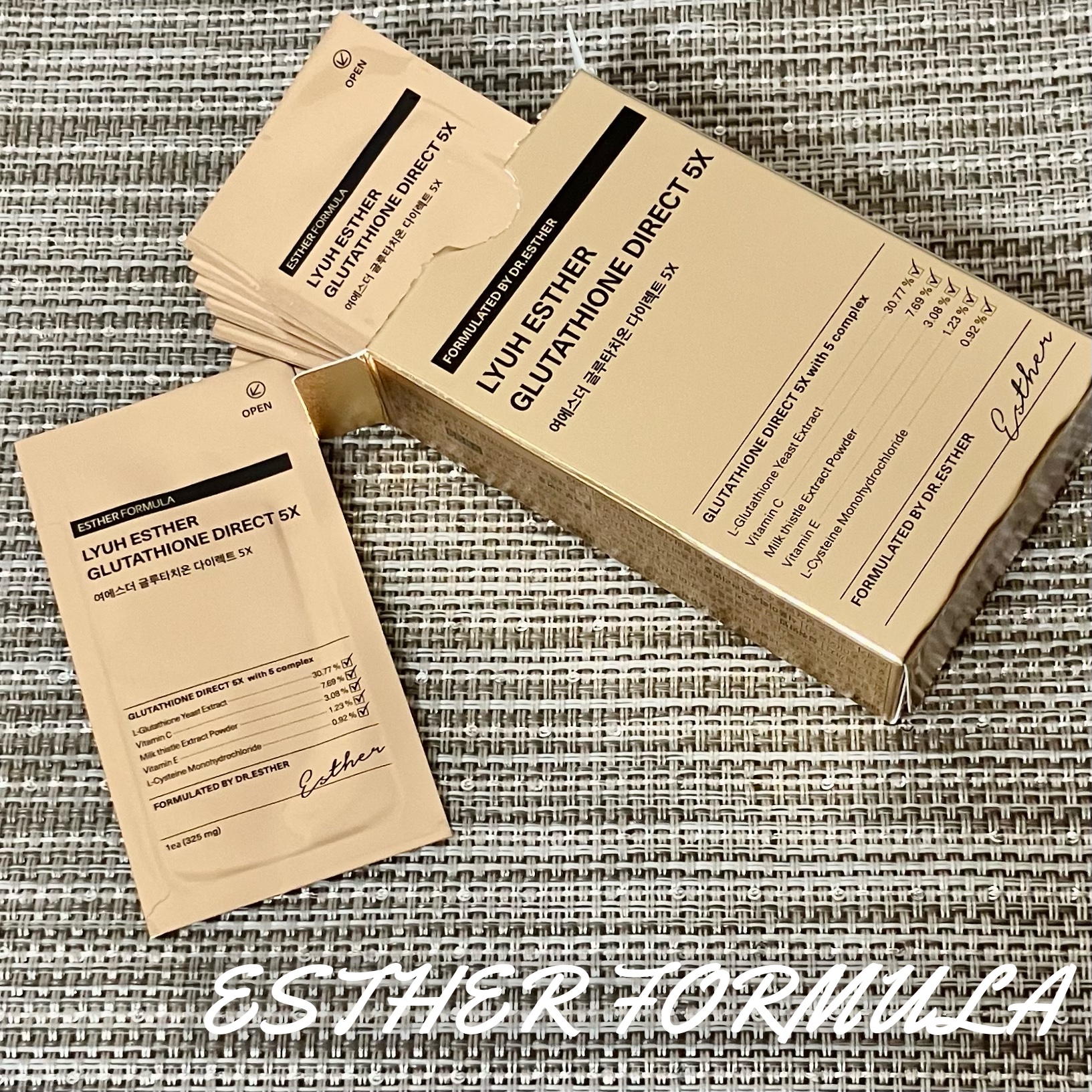 ヨエスターグルタチオンダイレクト５X/ESTHER FORMULA/美容サプリメントを使ったクチコミ（1枚目）