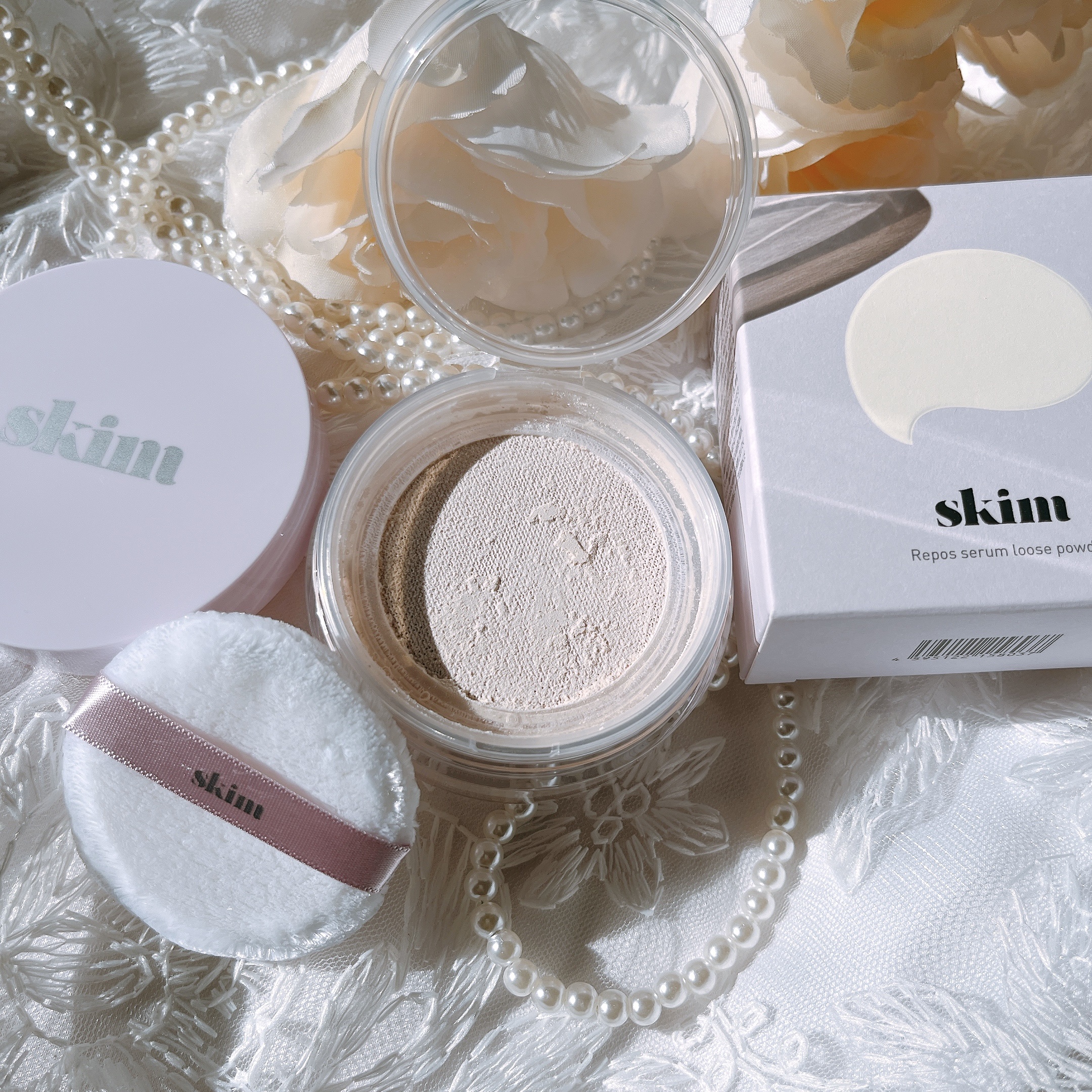 ルポ セラム ルースパウダー/skim /ルースパウダーを使ったクチコミ（2枚目）