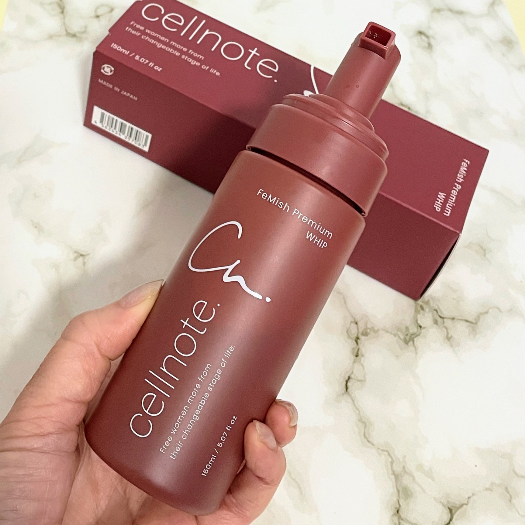 FeMish Premium WHIP/cellnote/デリケートゾーンケアを使ったクチコミ（2枚目）