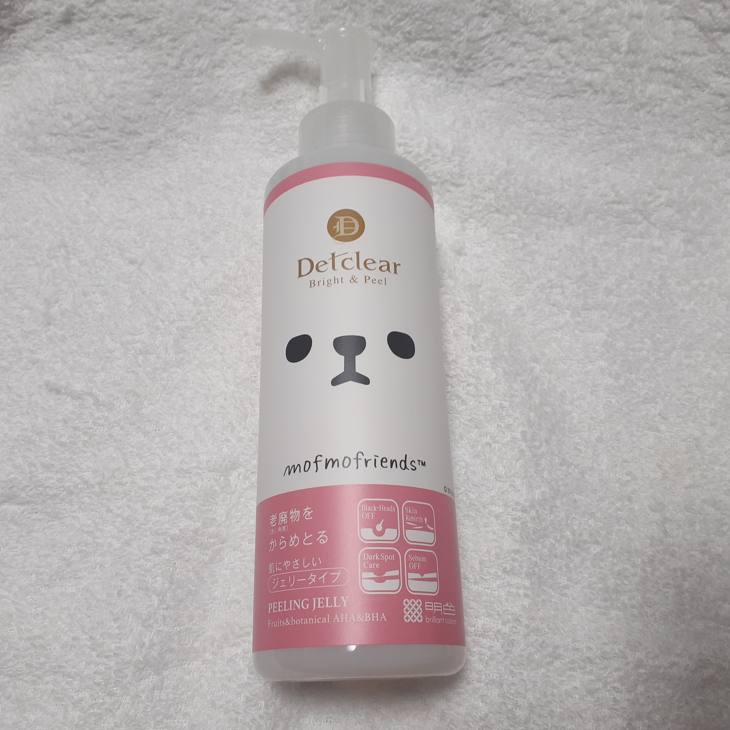 DETクリア ブライト＆ピール ピーリングジェリー 桃の香り ＜モフモフレンズ＞/Detclear/ピーリングを使ったクチコミ（1枚目）