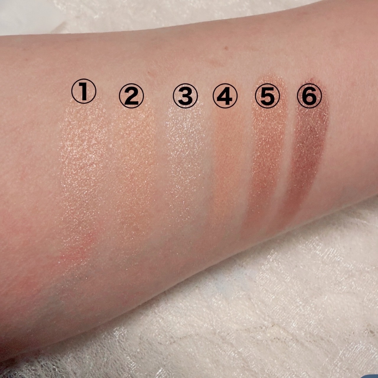 6色アイシャドウパレット/and us/アイシャドウパレットを使ったクチコミ（3枚目）