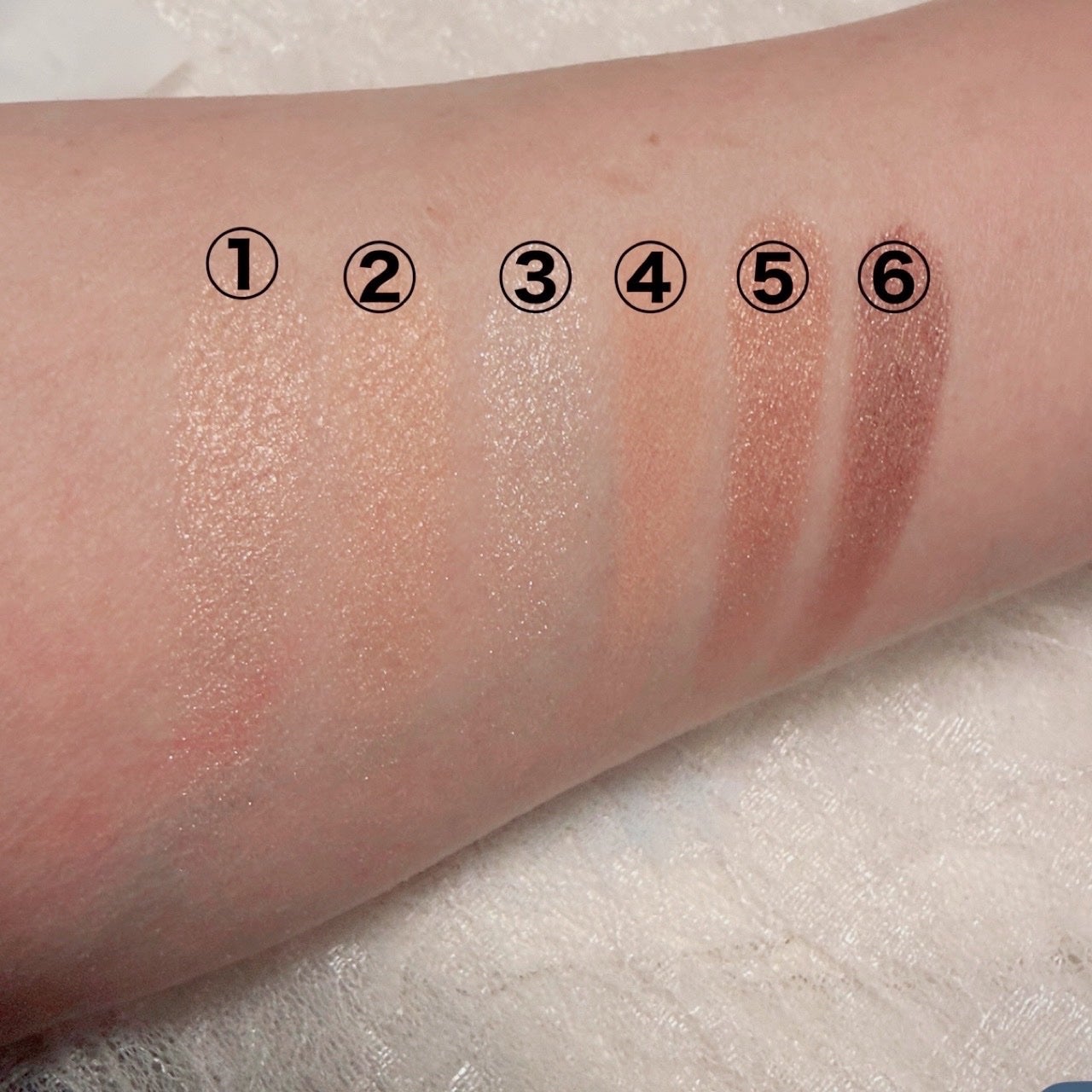 6色アイシャドウパレット/and us/アイシャドウパレットを使ったクチコミ(3枚目)