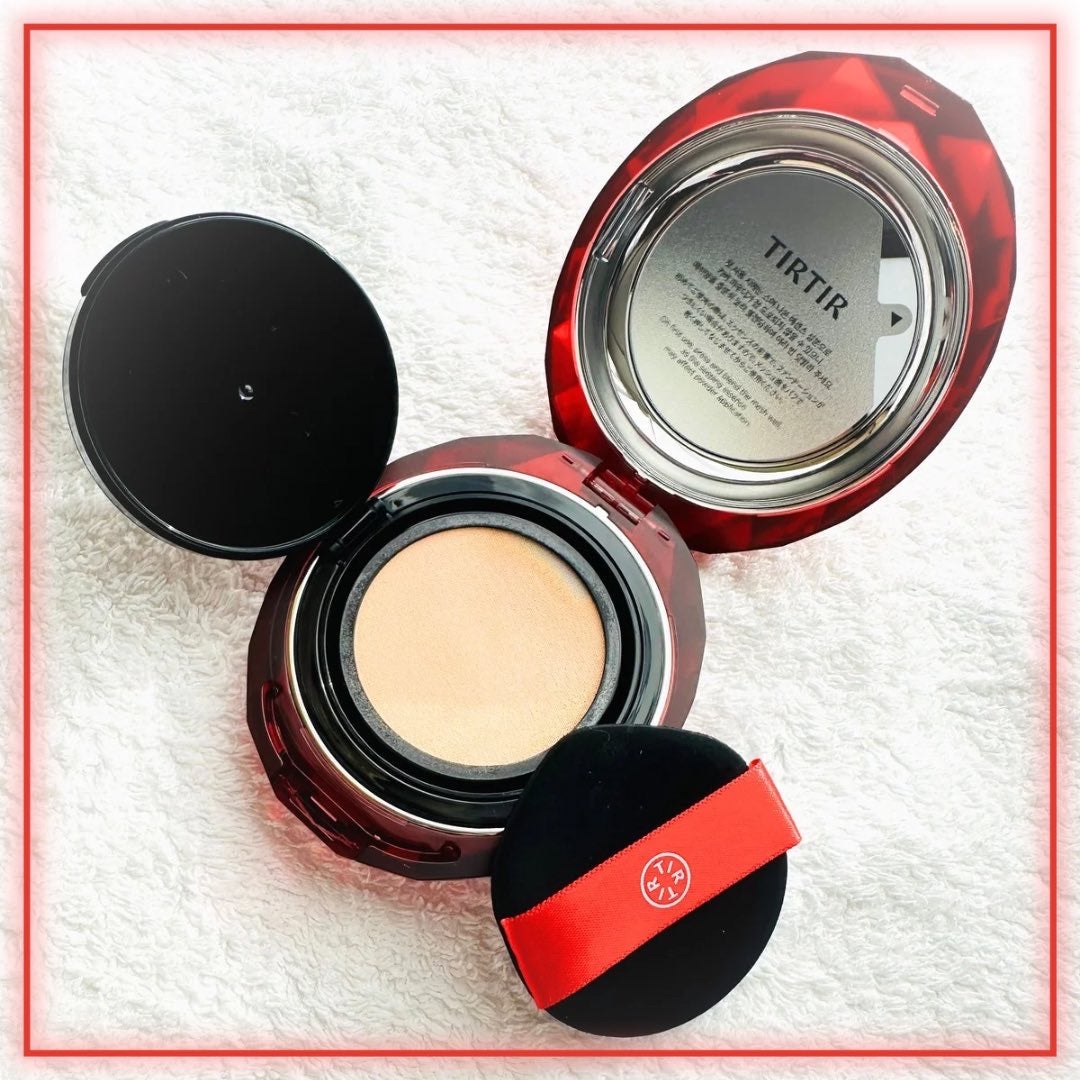 MASK FIT RUBY MESH CUSHION/TIRTIR(ティルティル)/クッションファンデーションを使ったクチコミ（2枚目）