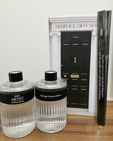 ヘリテージディフューザー/hetras/ルームフレグランスを使ったクチコミ(3枚目)