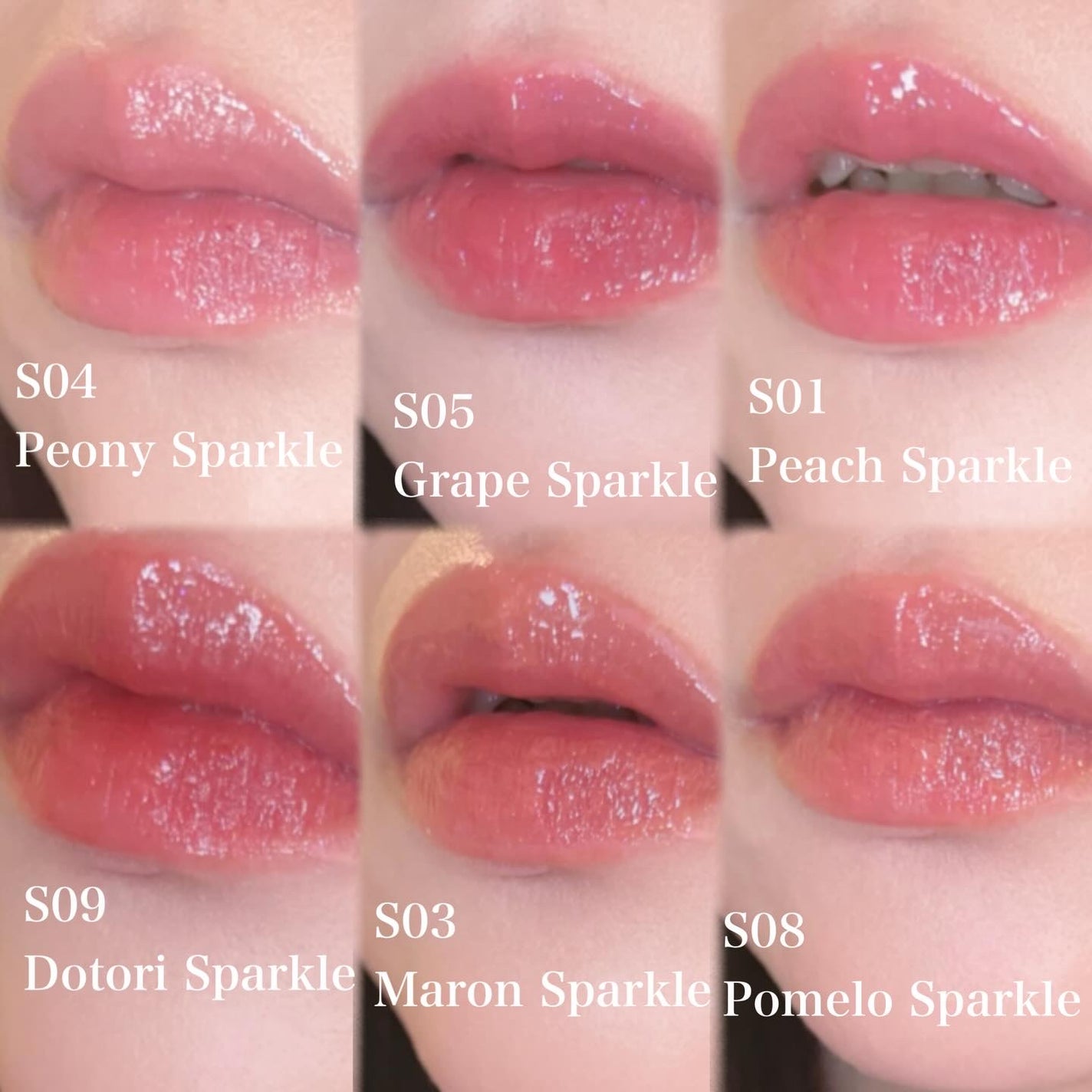 グラスティングカラーグロス/rom&nd/リップグロスを使ったクチコミ(4枚目)