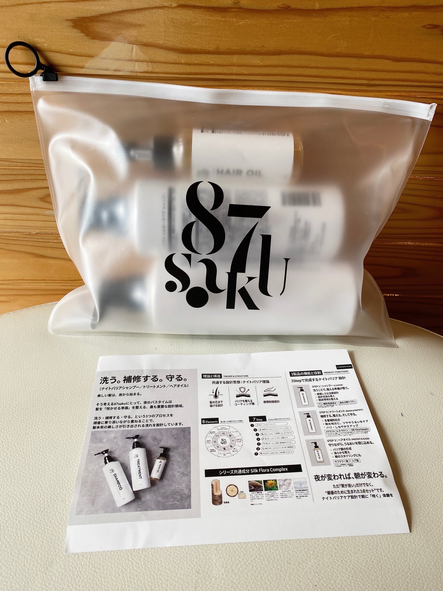 87saku ハナサク シルキーリペア シャンプー/トリートメント/87saku/市販シャンプーを使ったクチコミ(1枚目)