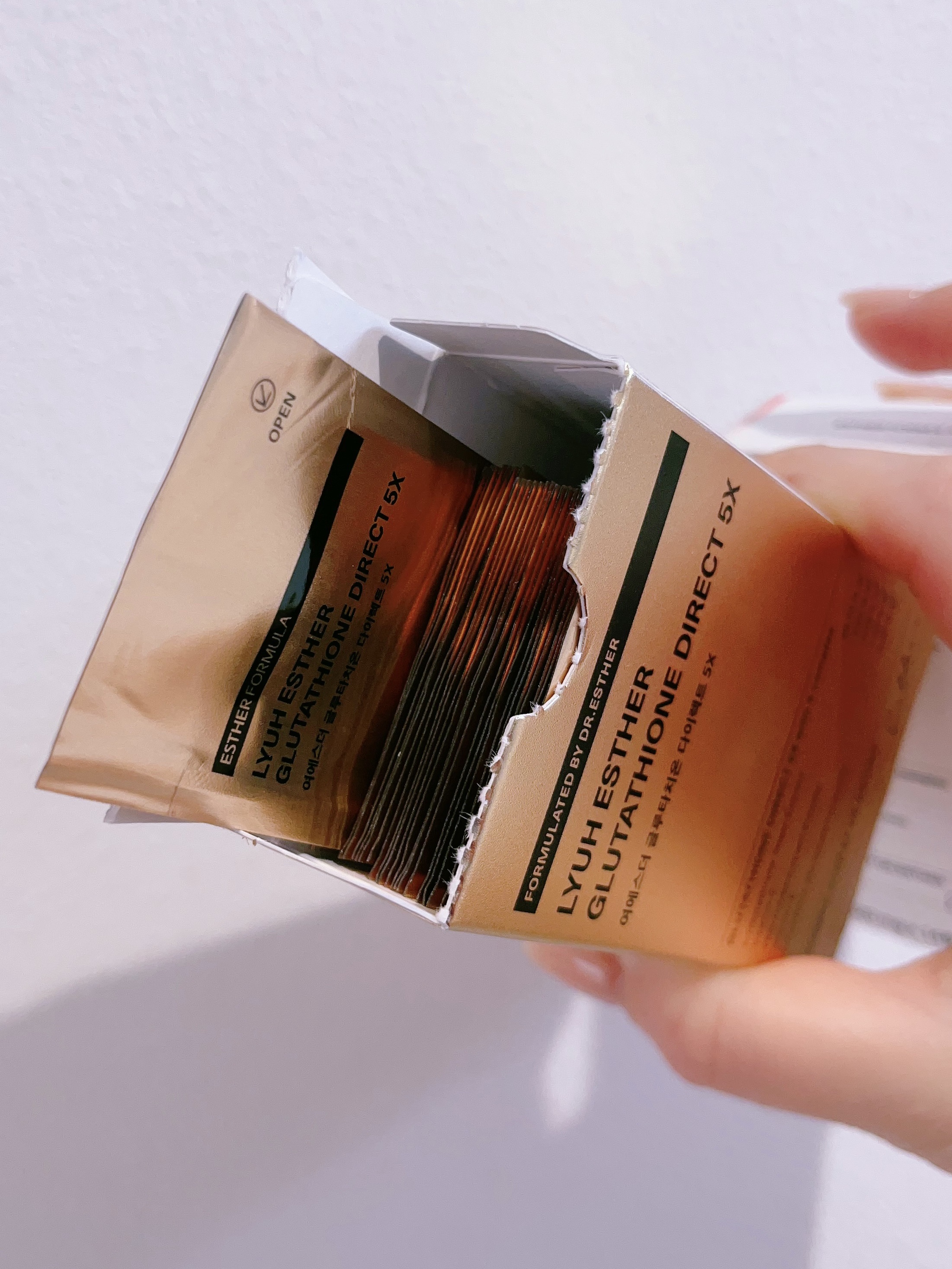 ヨエスターグルタチオンダイレクト５X/ESTHER FORMULA/美容サプリメントを使ったクチコミ（2枚目）