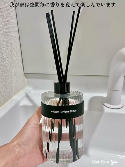 ヘリテージディフューザー/hetras/ルームフレグランスを使ったクチコミ(5枚目)