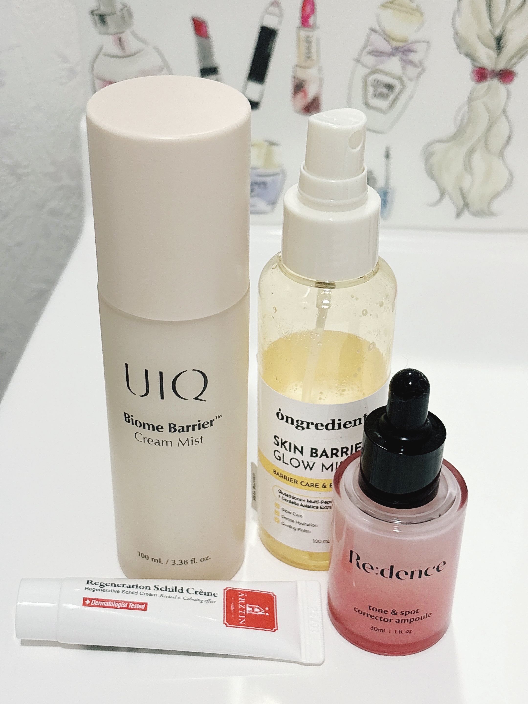 バイオームバリア クリームミスト/UIQ/ミスト状化粧水を使ったクチコミ（1枚目）