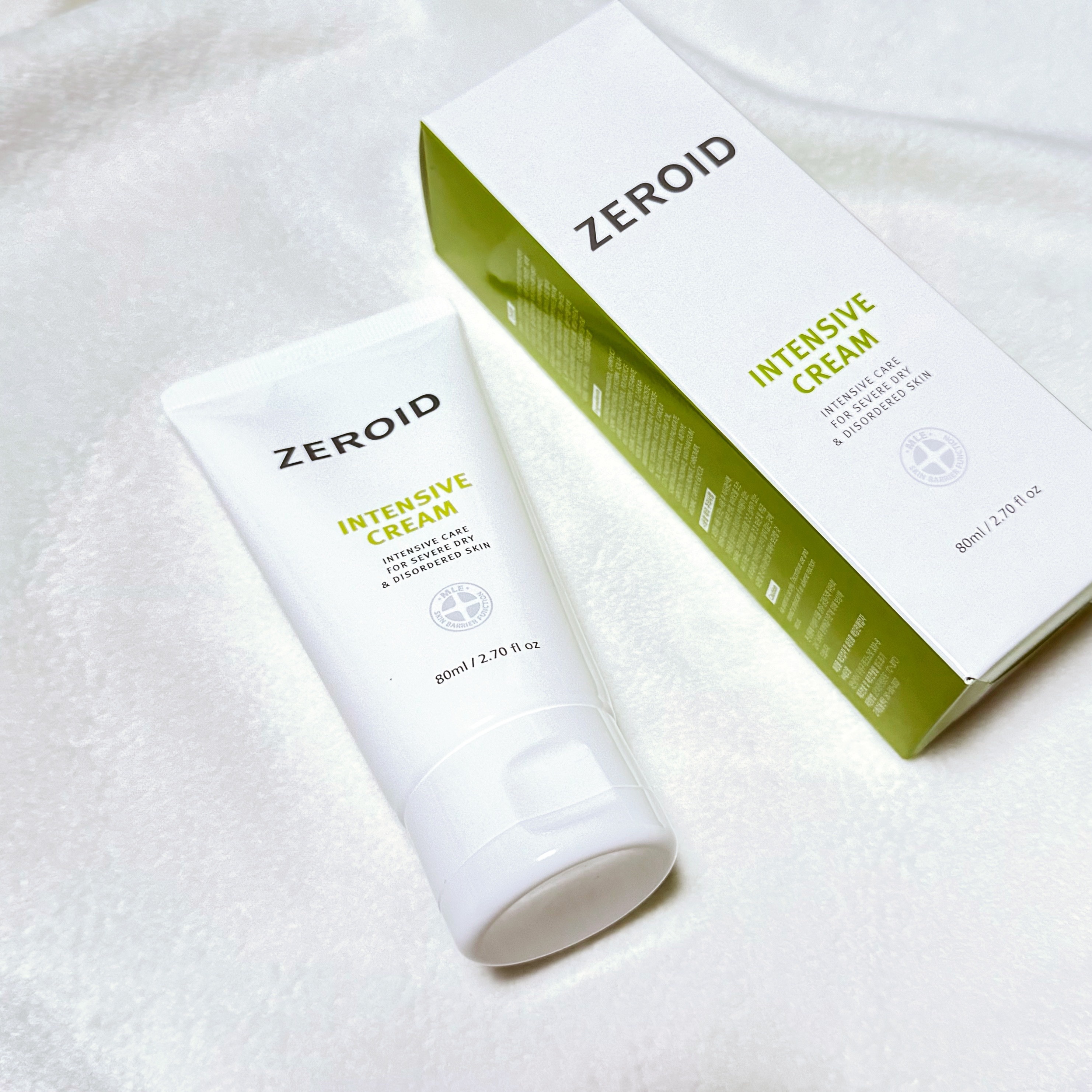 インテンシブクリーム/ZEROID/フェイスクリームを使ったクチコミ（1枚目）