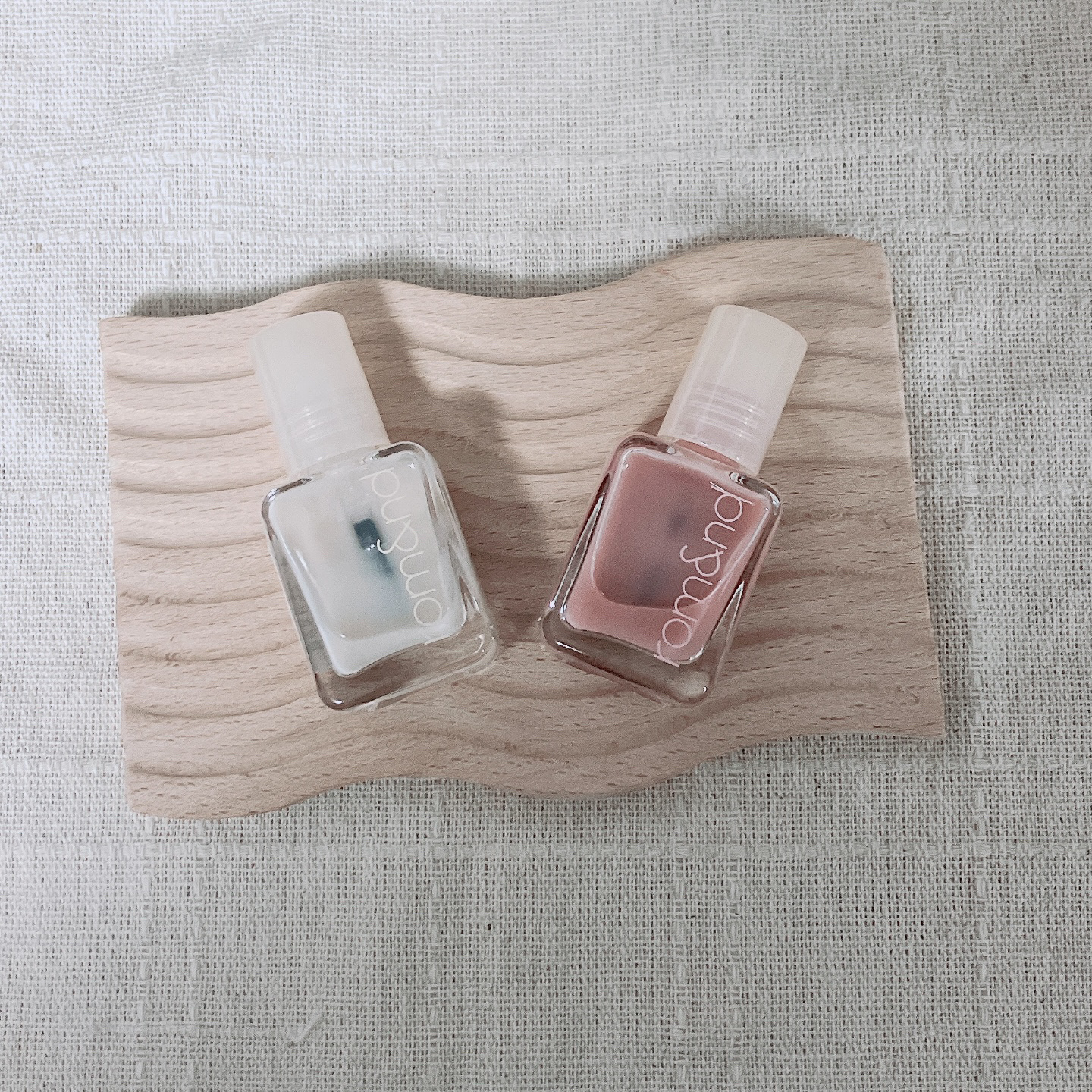 ムードペブル ネイル ハードナー 01 Coating Milk/rom&nd/マニキュアを使ったクチコミ（2枚目）