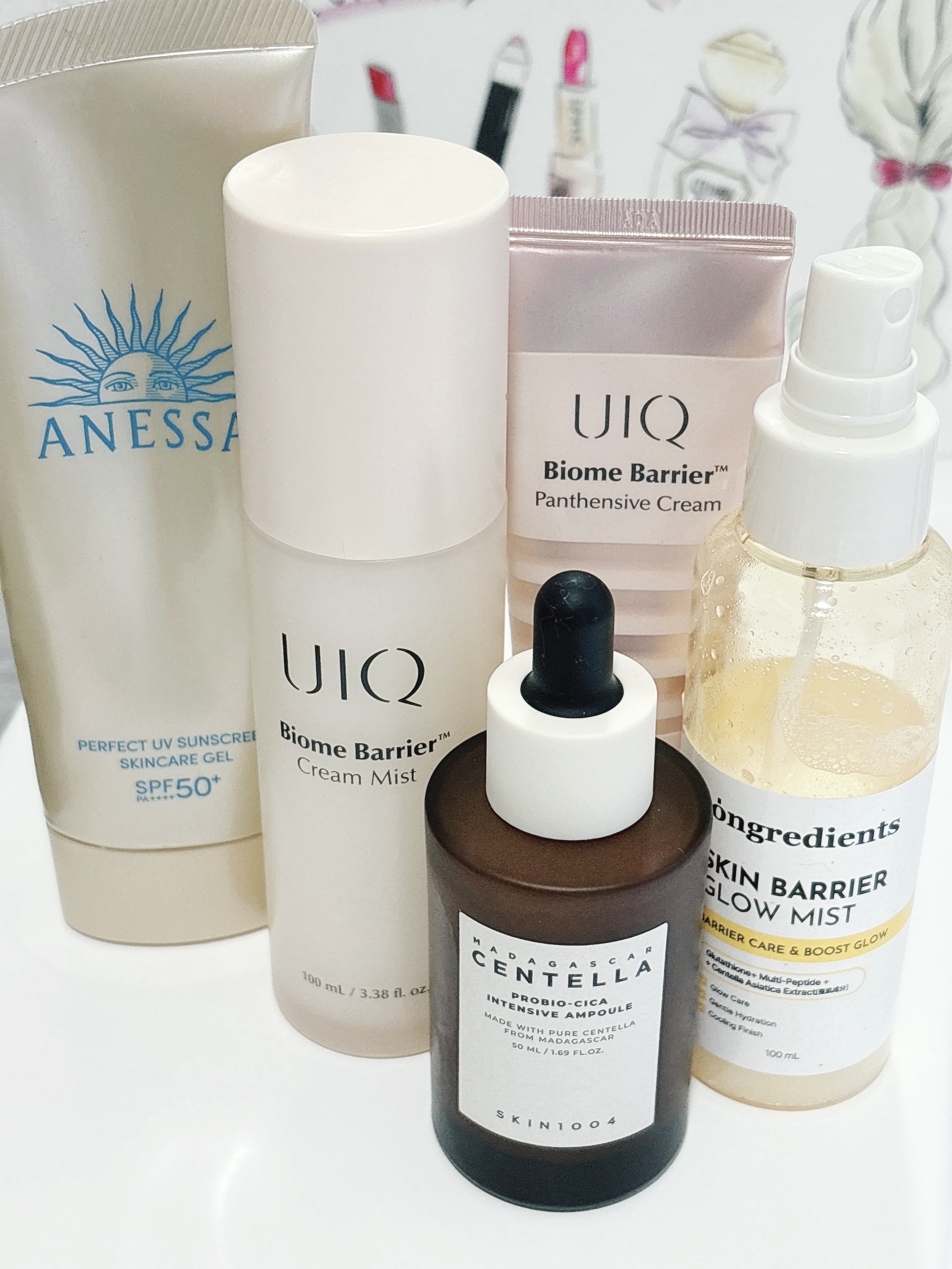 バイオームバリア クリームミスト/UIQ/ミスト状化粧水を使ったクチコミ（1枚目）