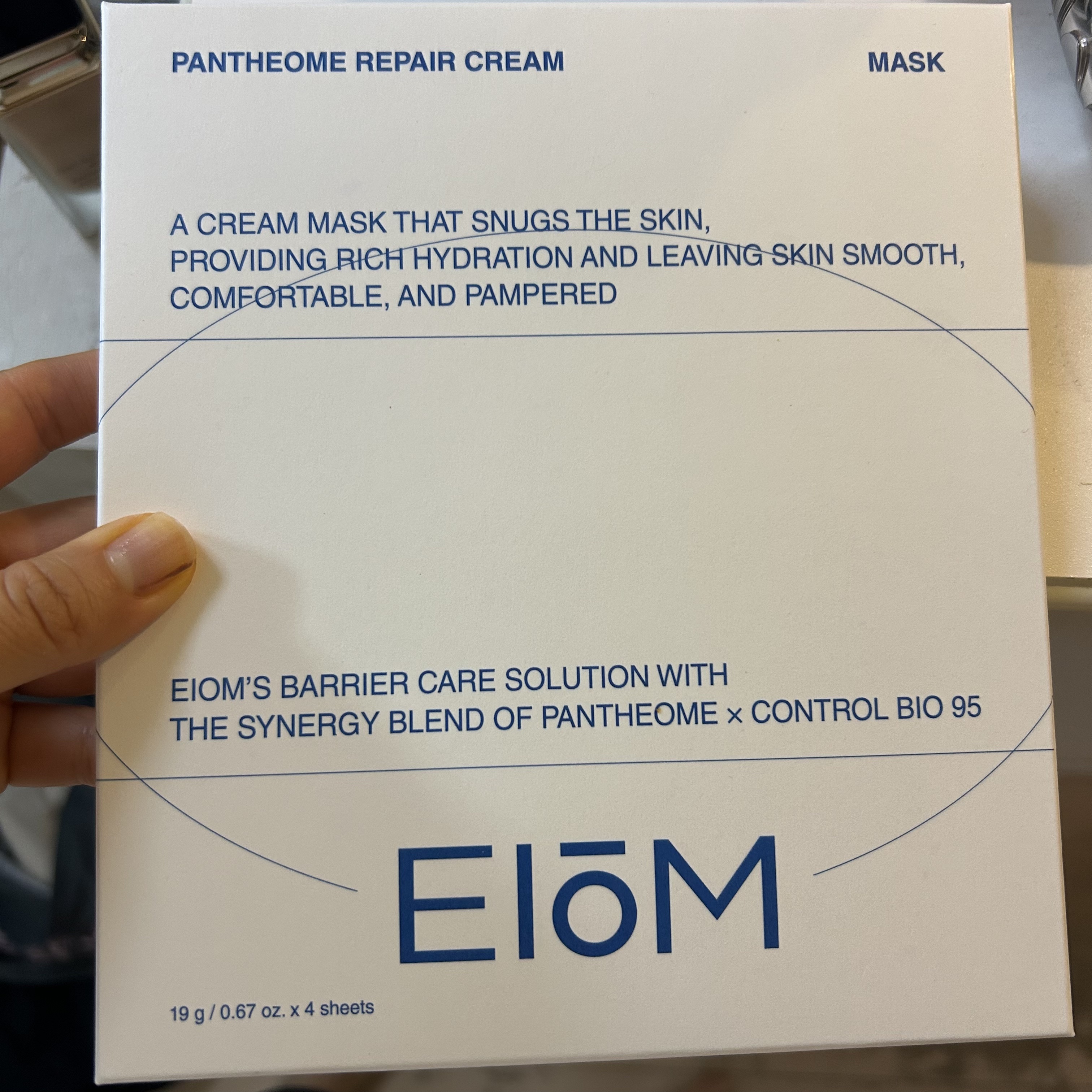 パンテオーム リペア クリーム シートマスク/EIOM/シートマスク・パックを使ったクチコミ（1枚目）