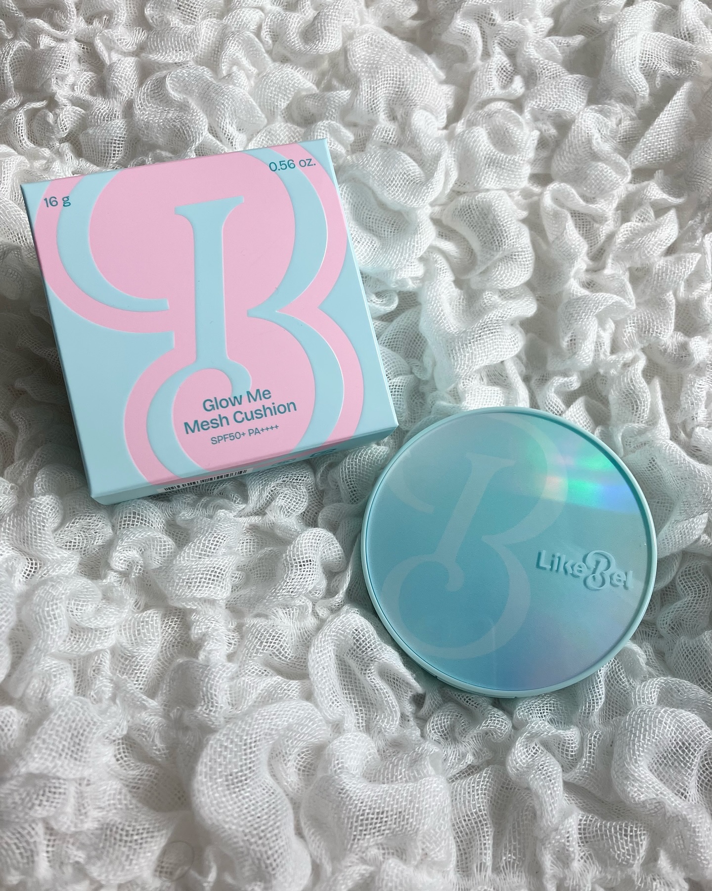 Glow me mesh cushion /Likebel/クッションファンデーションを使ったクチコミ（2枚目）