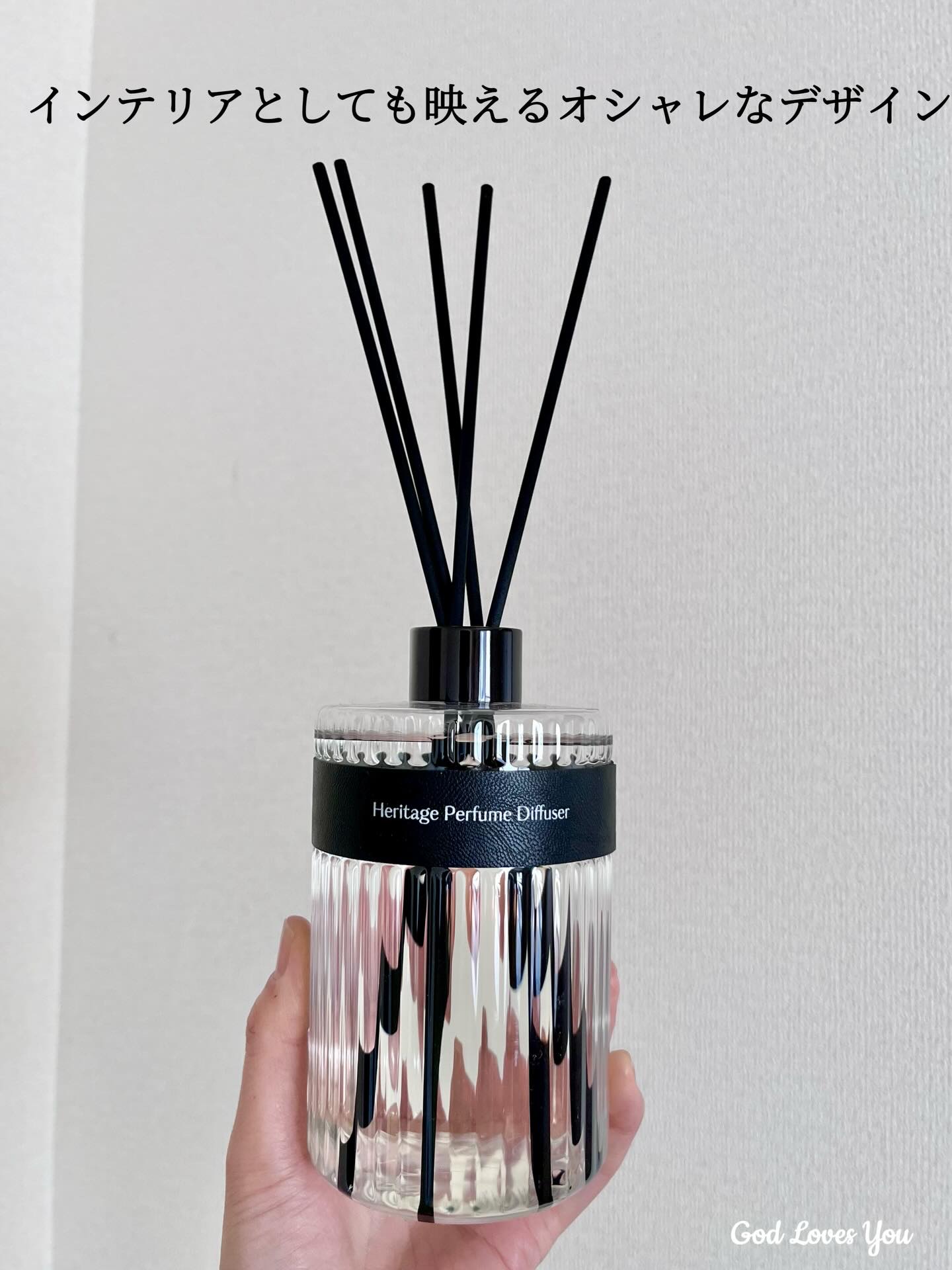 ヘリテージディフューザー/hetras/ルームフレグランスを使ったクチコミ（2枚目）