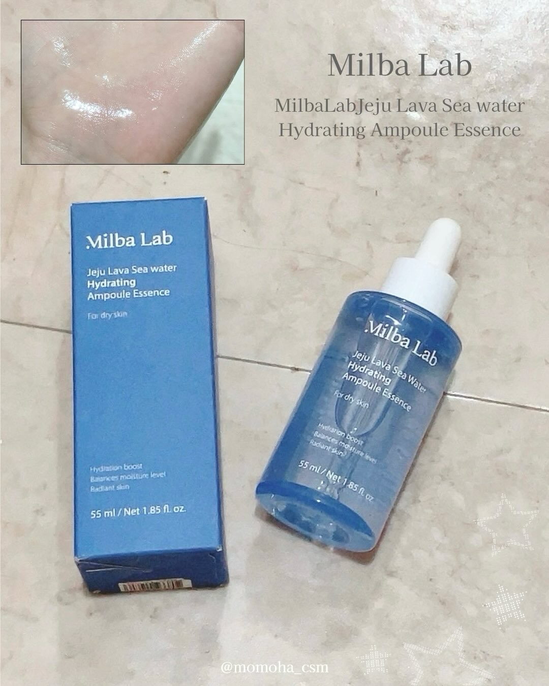 ラバ・シーウォーター水分密着アンプルエッセンス/Milba Lab/美容液を使ったクチコミ（1枚目）