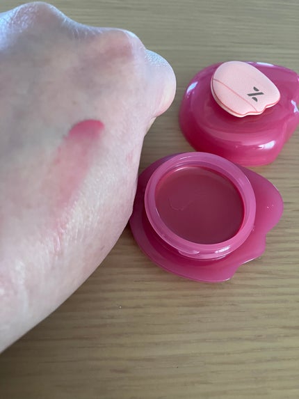 バーミーパフポットリップアンドチーク/%Recipe/ジェル・クリームチークを使ったクチコミ(4枚目)