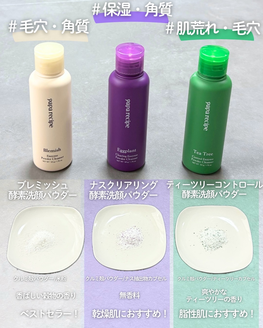 ブレミッシュ 酵素 洗顔パウダー/PAPA RECIPE/洗顔パウダーを使ったクチコミ（2枚目）