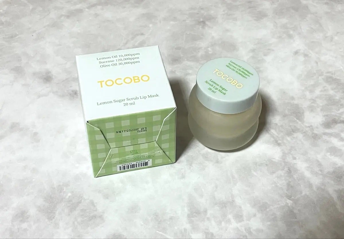 レモンシュガースクラブリップマスク/TOCOBO/リップスクラブを使ったクチコミ(1枚目)