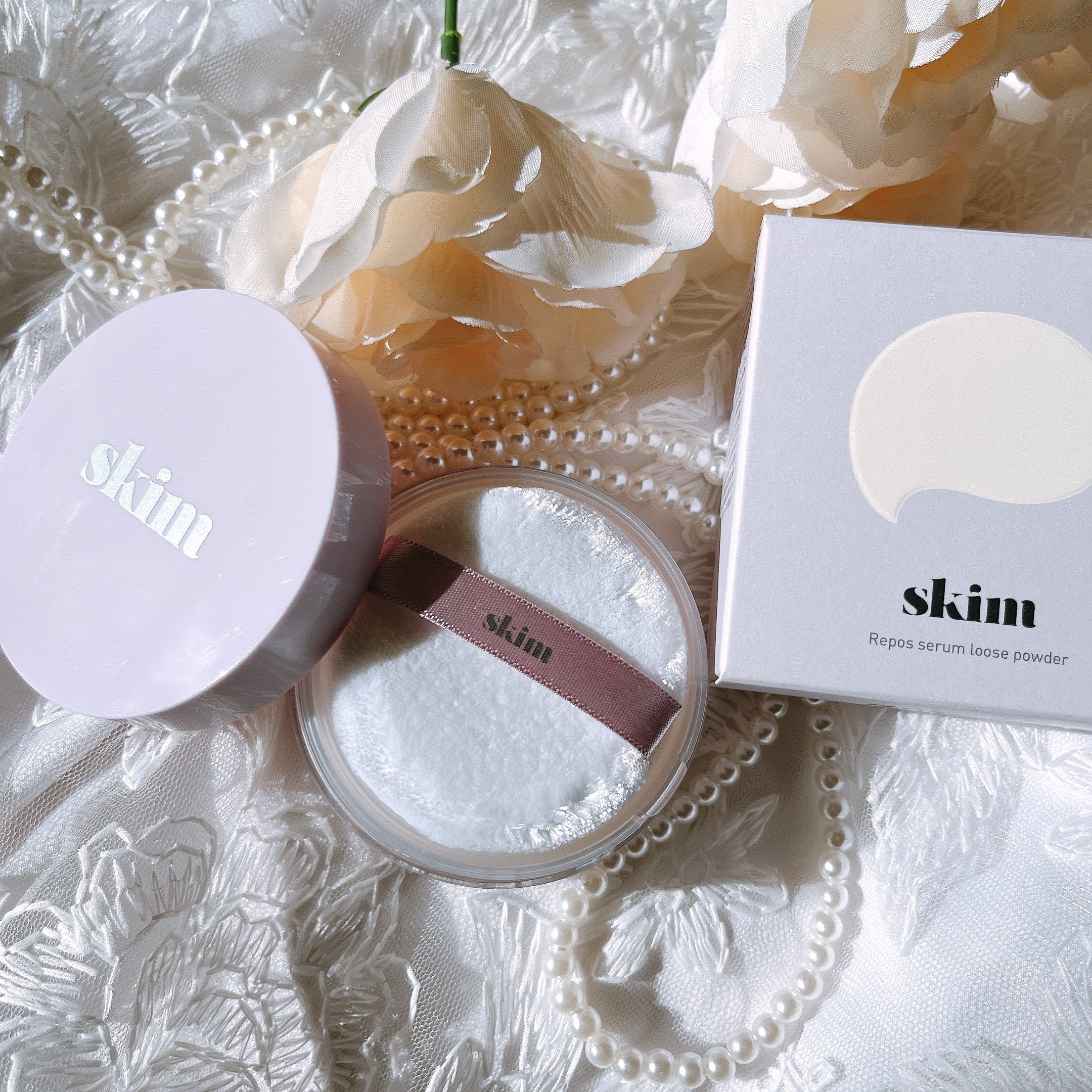 ルポ セラム ルースパウダー/skim /ルースパウダーを使ったクチコミ（1枚目）