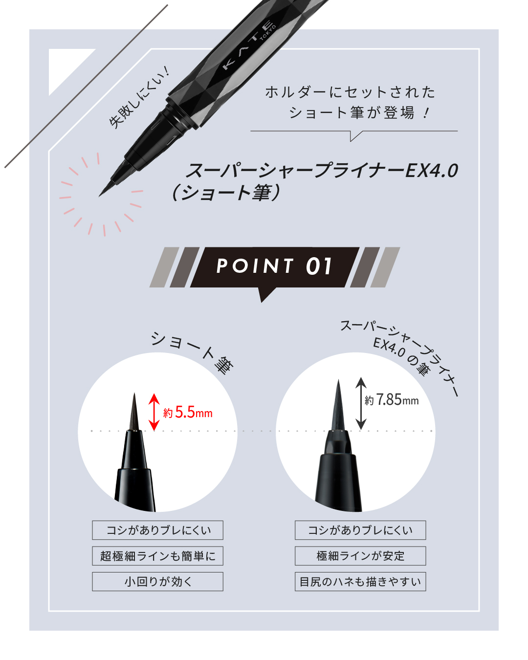 気になったら保存🔖
自分の保存タブからいつでも見返せるよ🙋‍♀️

✑✑━━━━━━━━━━━━━

#スーパーシャープライナー から
毛先が短いショート筆が
ホルダーにセットされて登場！

✑✑━━━━━━━━━━━━━

🖊POI