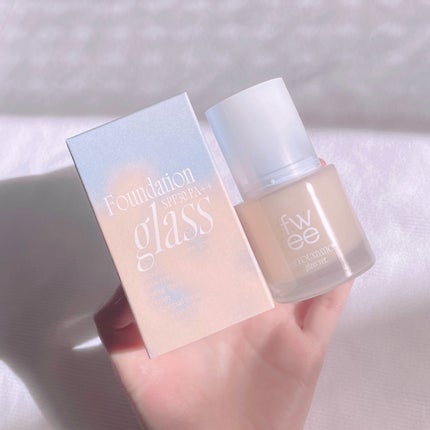 フィーファンデーションガラス/fwee/リキッドファンデーションを使ったクチコミ(6枚目)